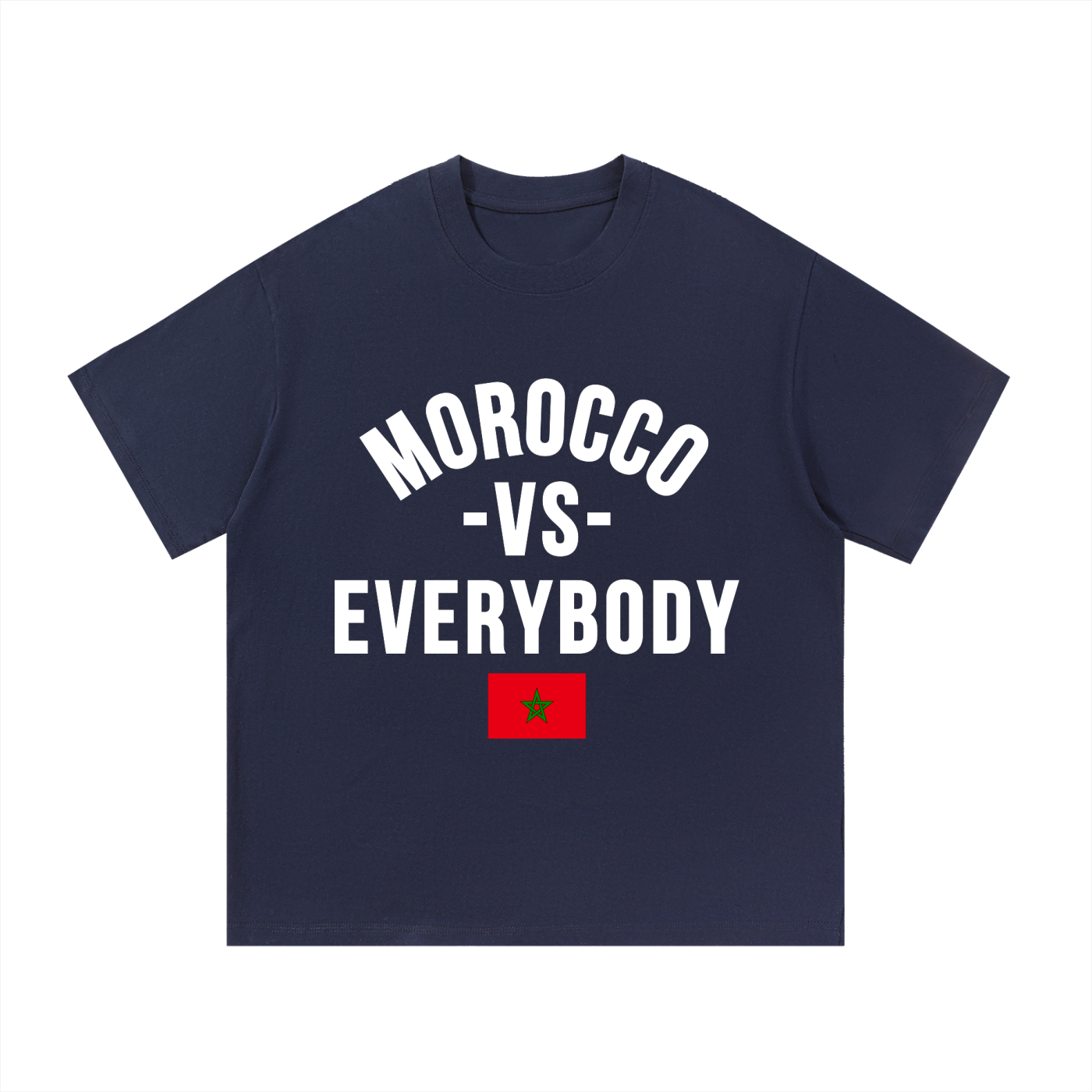 Morocco Vs Everybody Essential Cotton T-Shirt