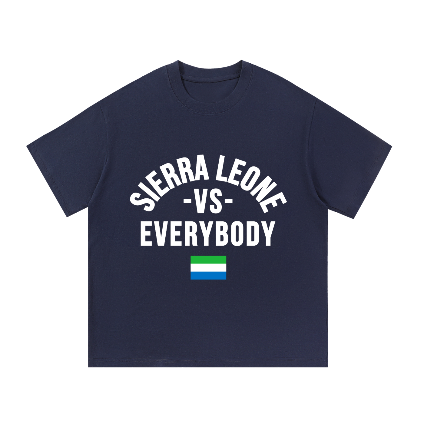 Sierra Leone Vs Everybody Essential Cotton T-Shirt