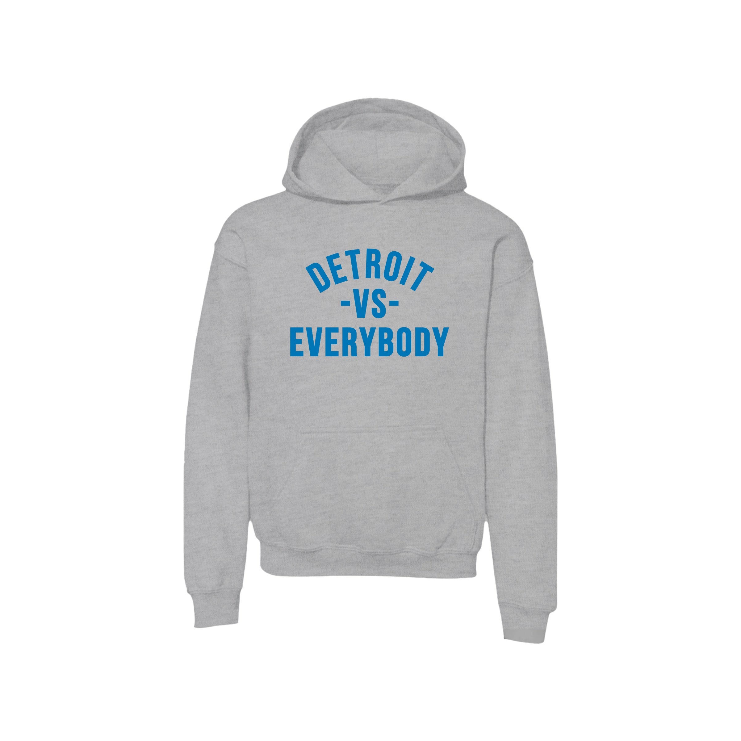 Youth Detroit VS Everybody Hoodie- Grey/Blue image 0