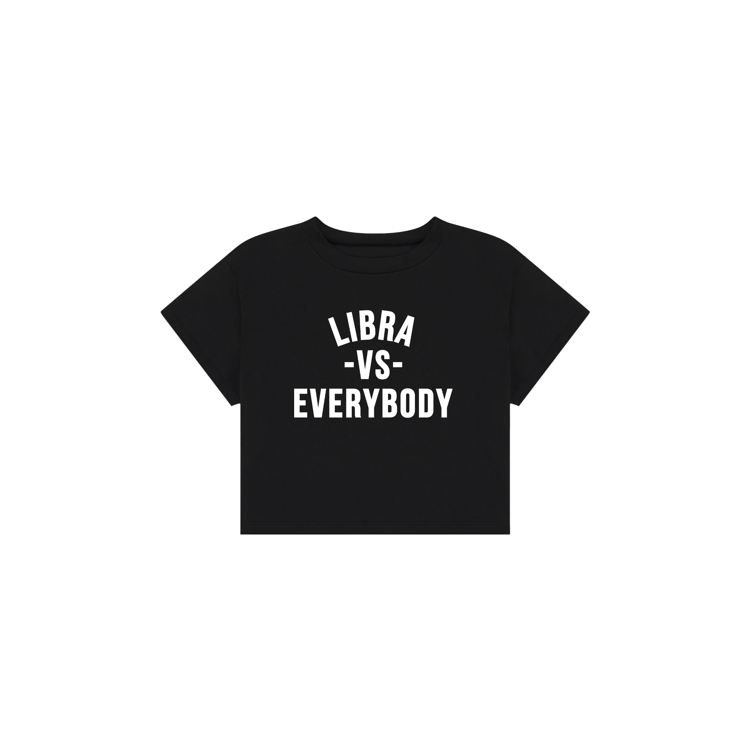 Libra Vs Everybody Crop Tee image 0