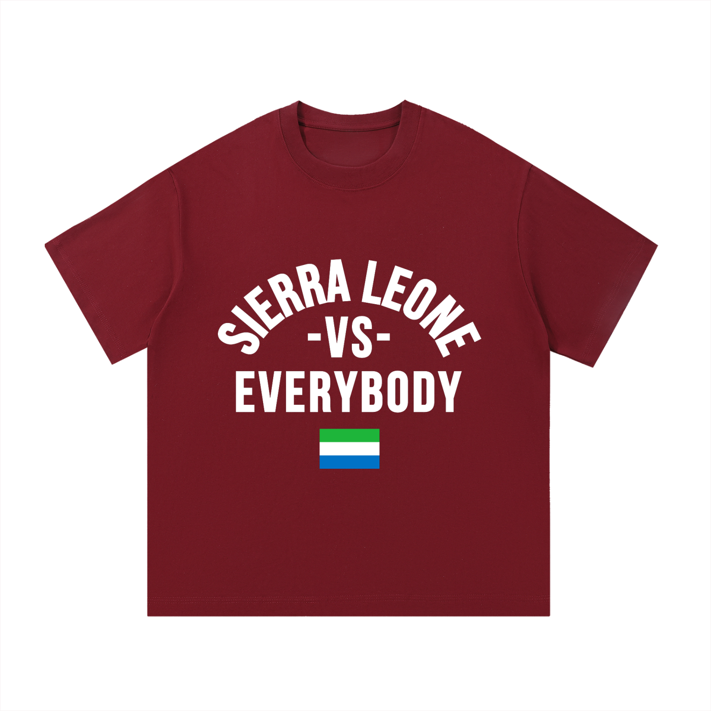 Sierra Leone Vs Everybody Essential Cotton T-Shirt