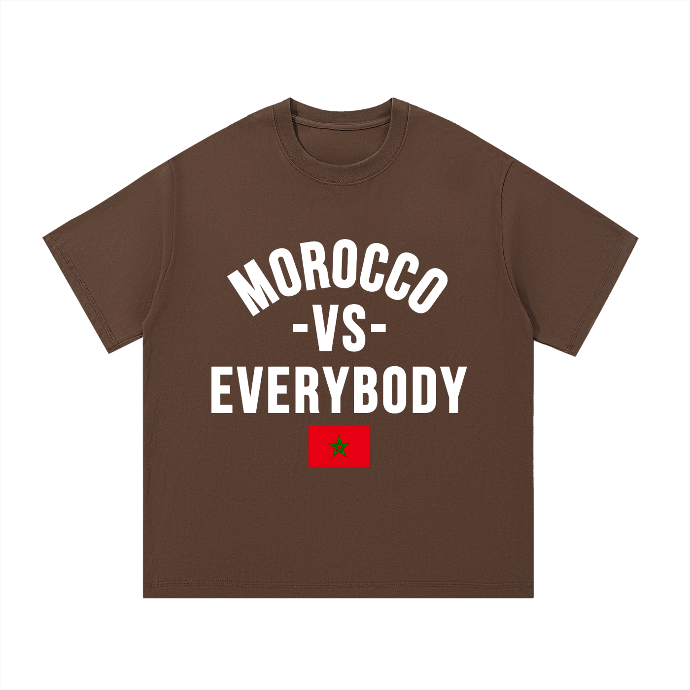 Morocco Vs Everybody Essential Cotton T-Shirt