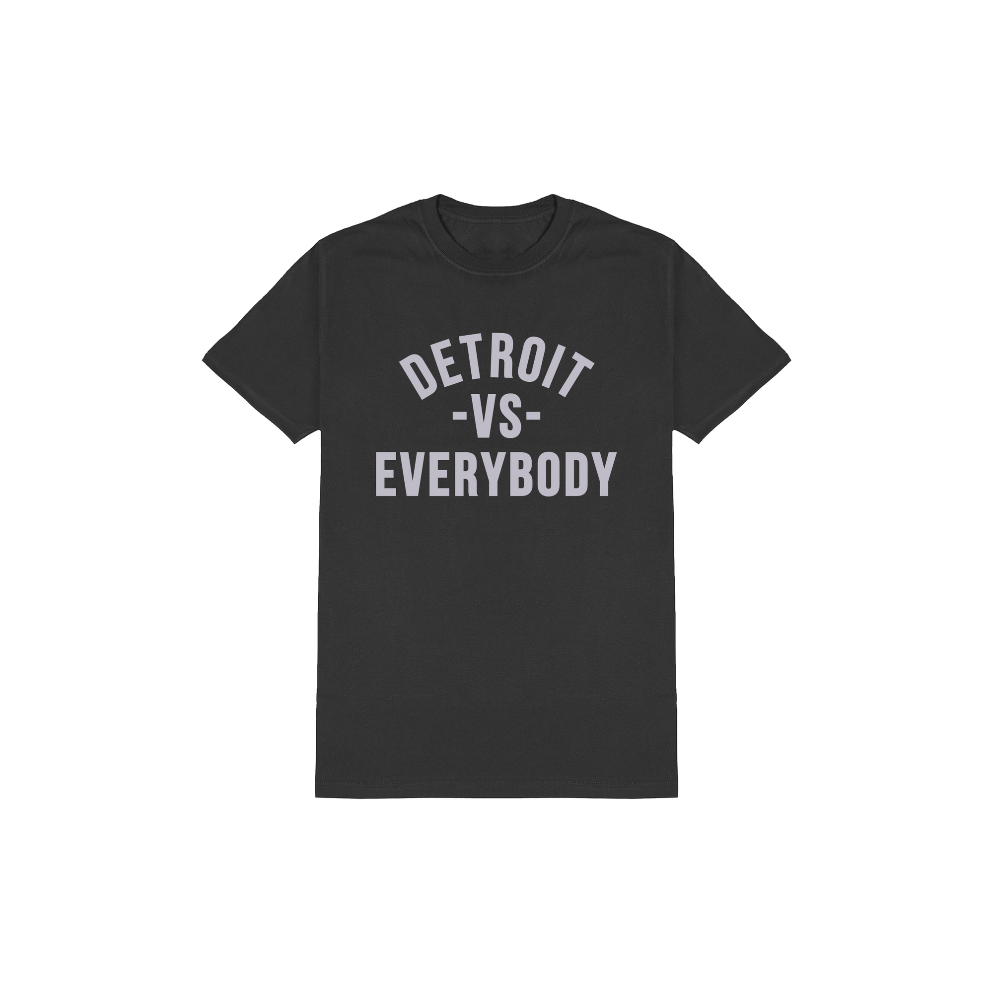 Detroit VS Everybody T-Shirt - Black/Grey