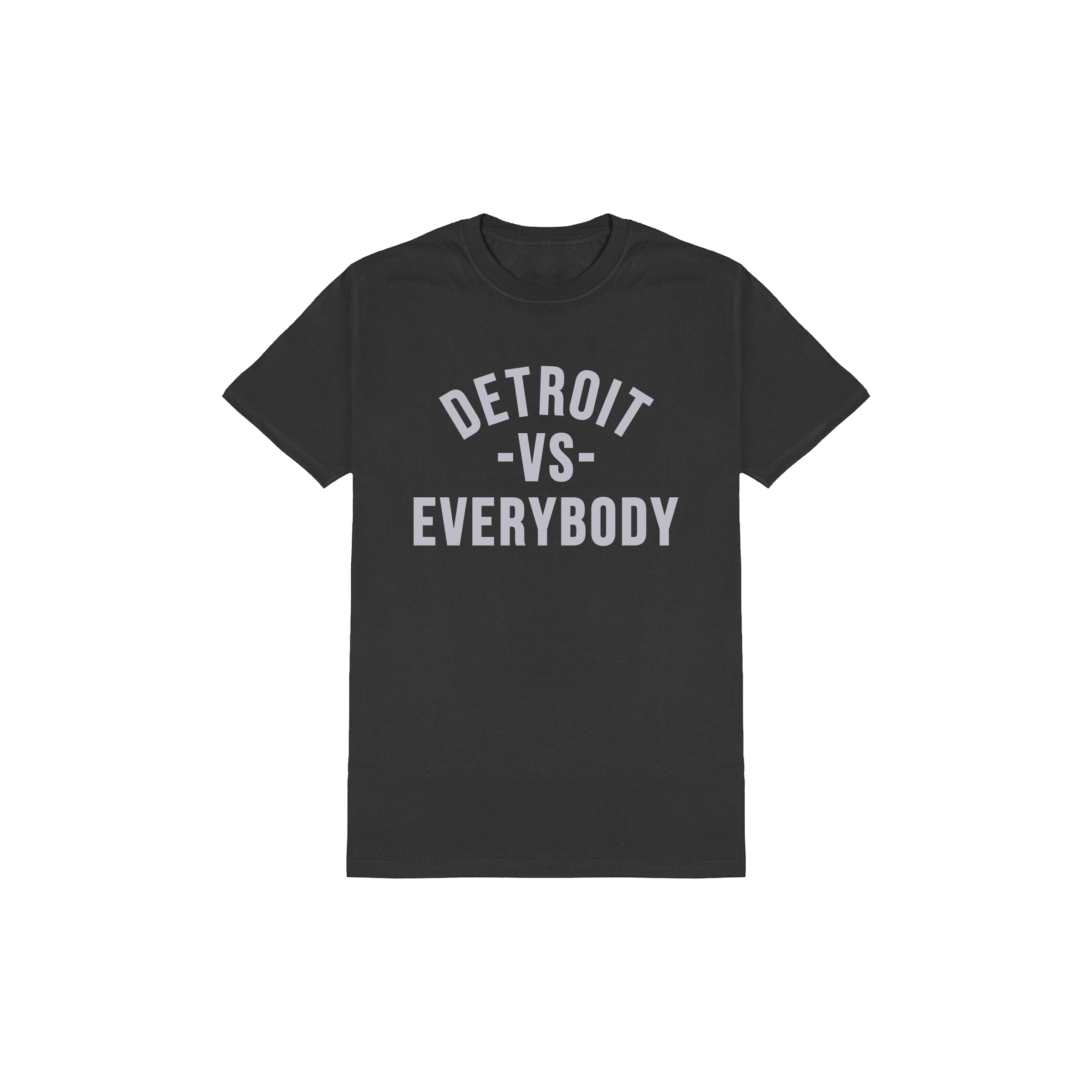 Detroit VS Everybody T-Shirt - Black/Grey