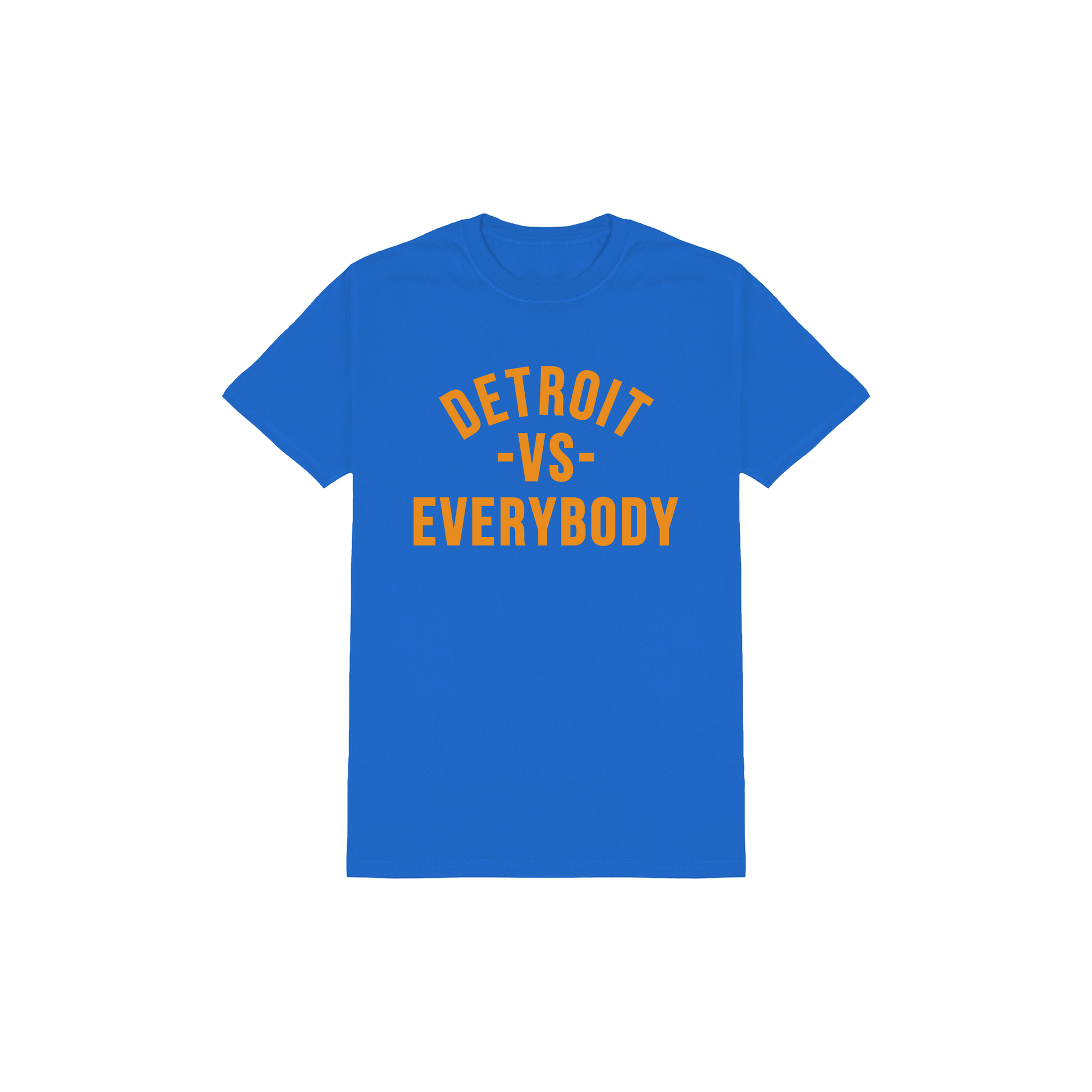 Detroit VS Everybody T-Shirt - Blue/Yellow