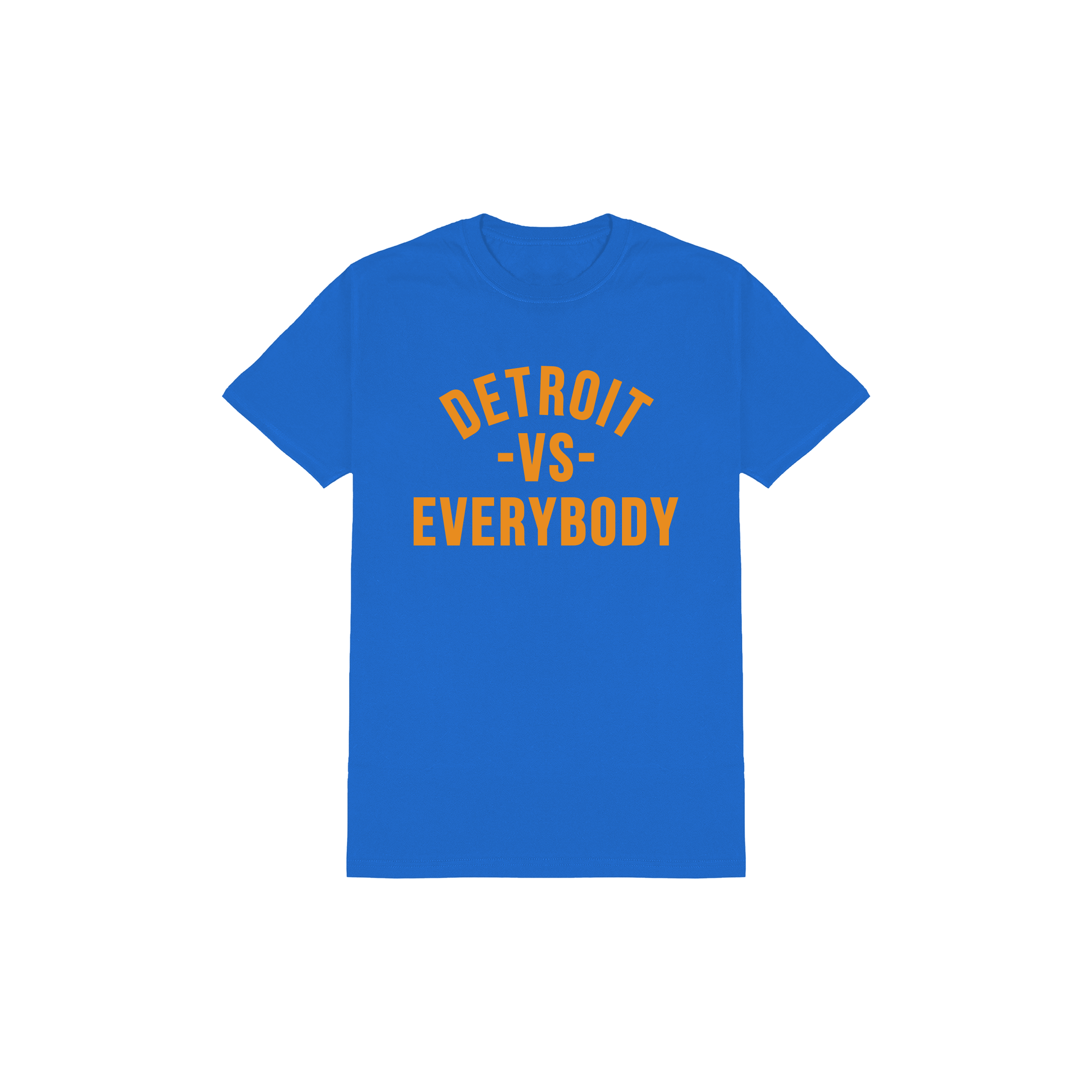 Detroit VS Everybody T-Shirt - Blue/Yellow