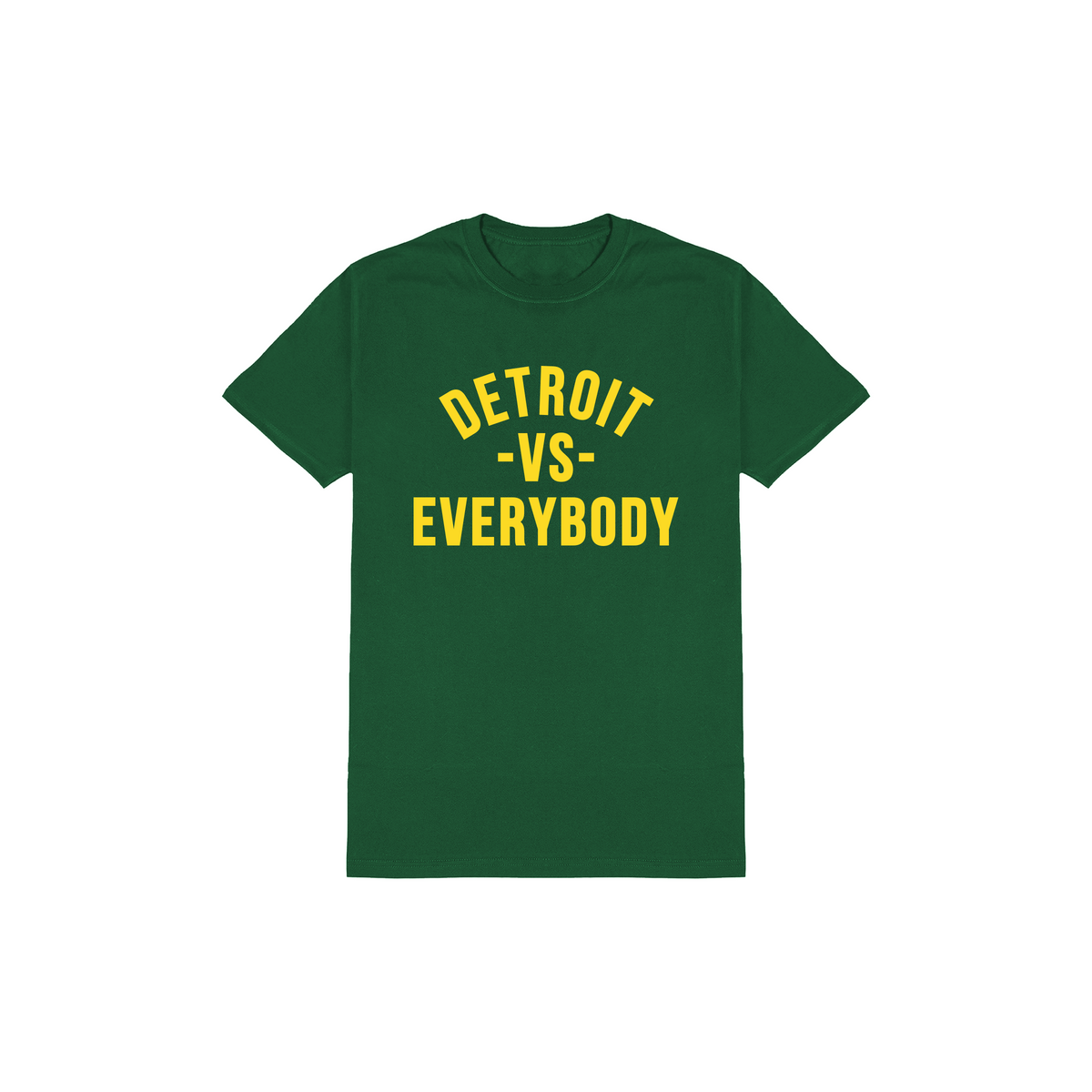 Detroit VS Everybody T-Shirt - Green/Yellow