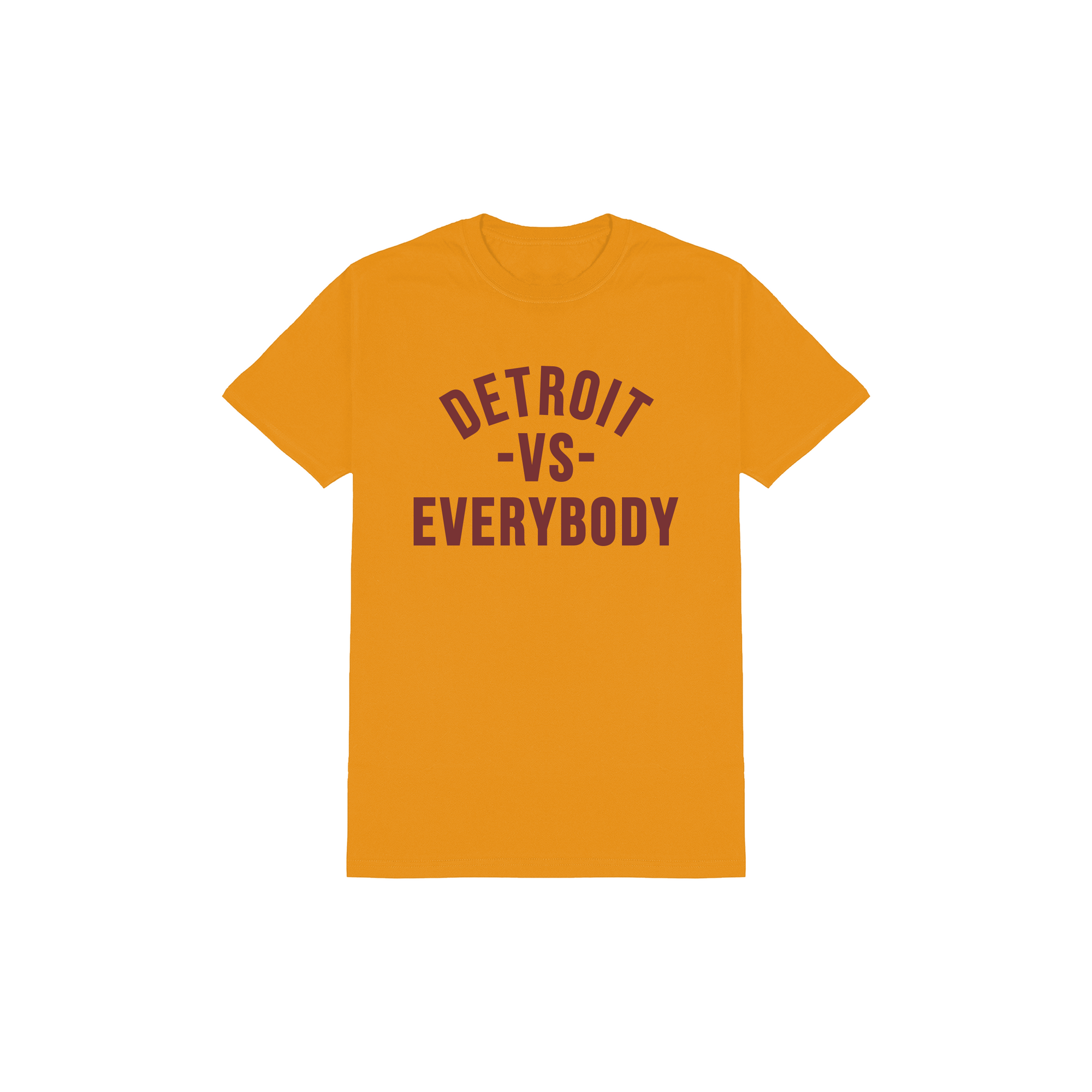Detroit VS Everybody T-Shirt - Yellow/Red