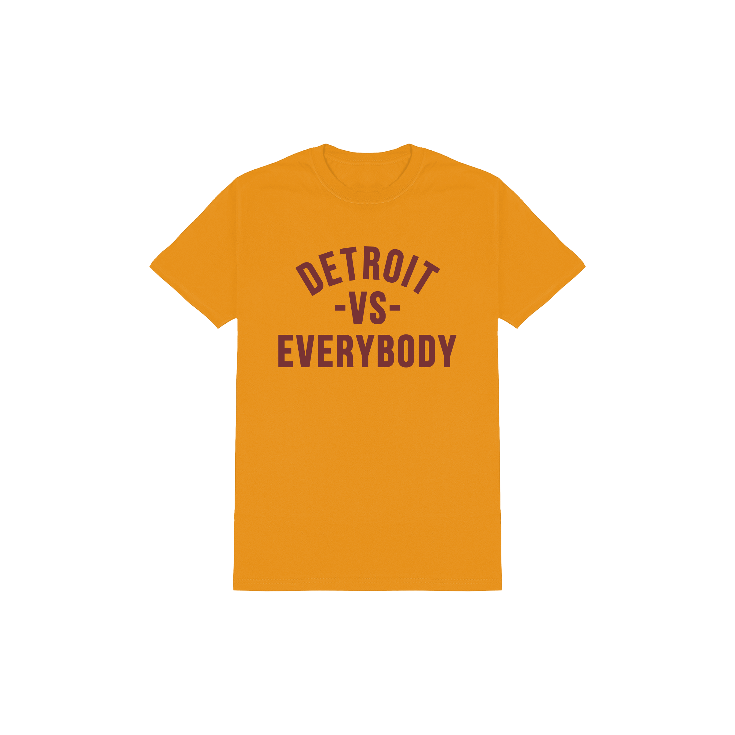 Detroit VS Everybody T-Shirt - Yellow/Red