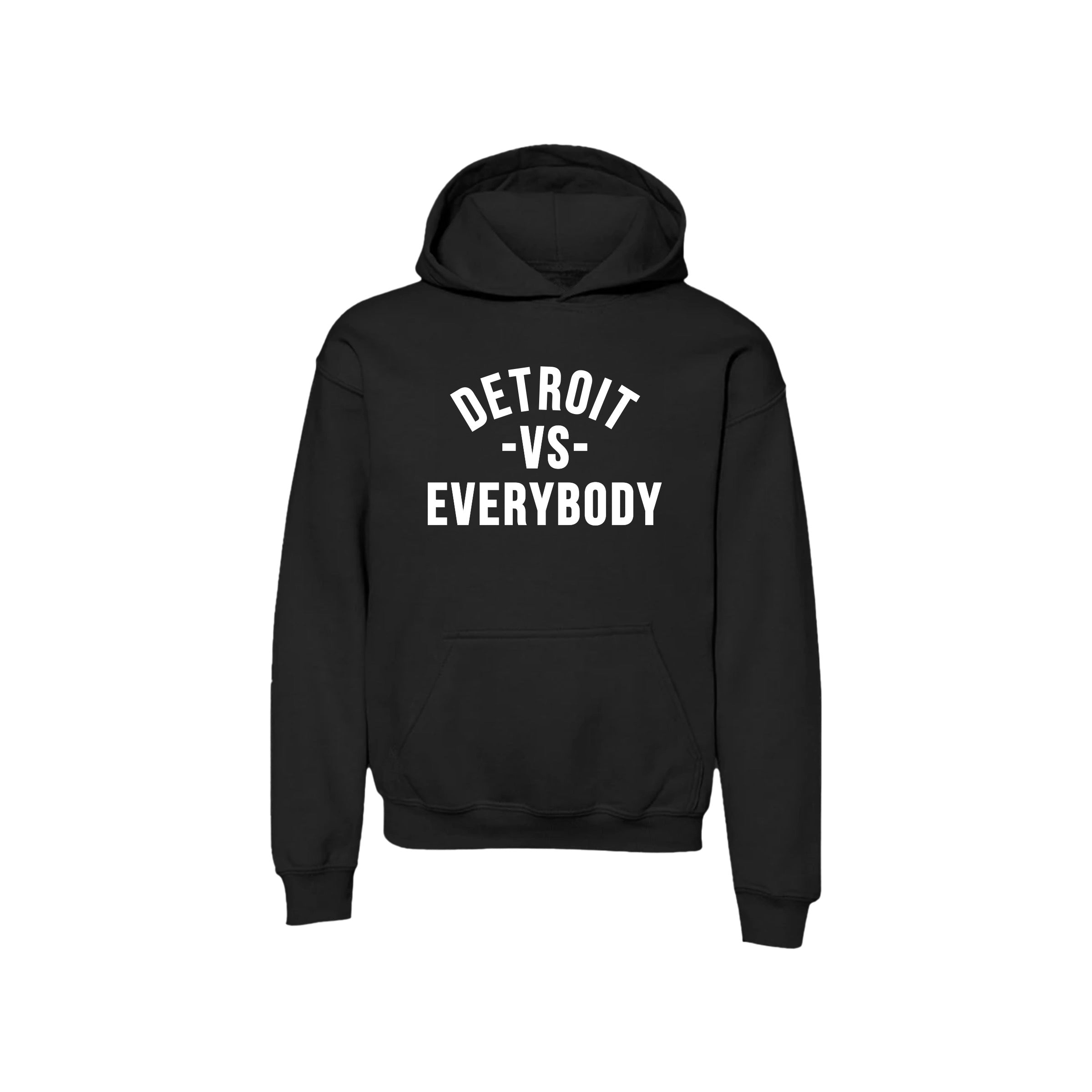 Youth Detroit VS Everybody Hoodie- Black/White image 0