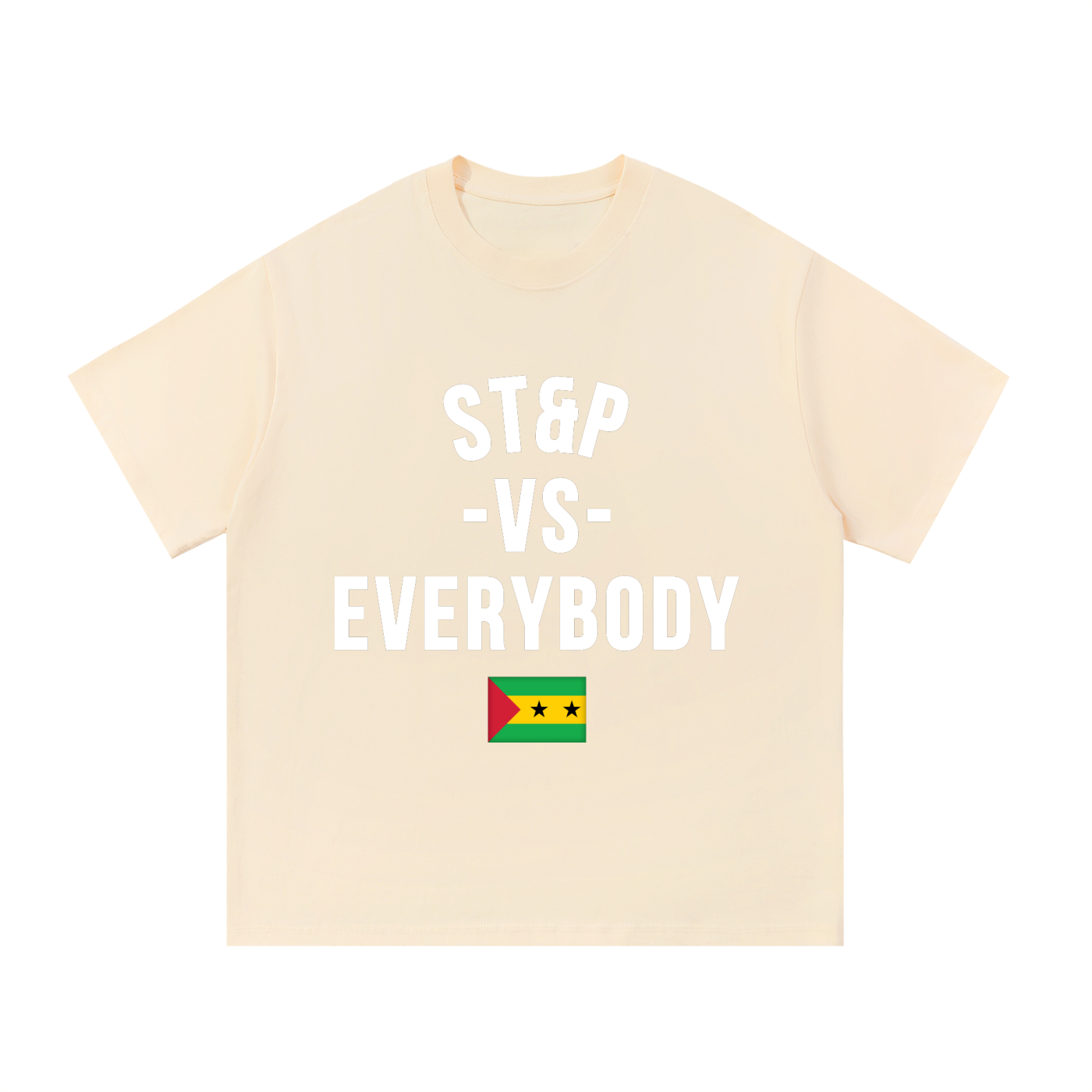 São Tomé and Príncipe Vs Everybody Essential Cotton T-Shirt