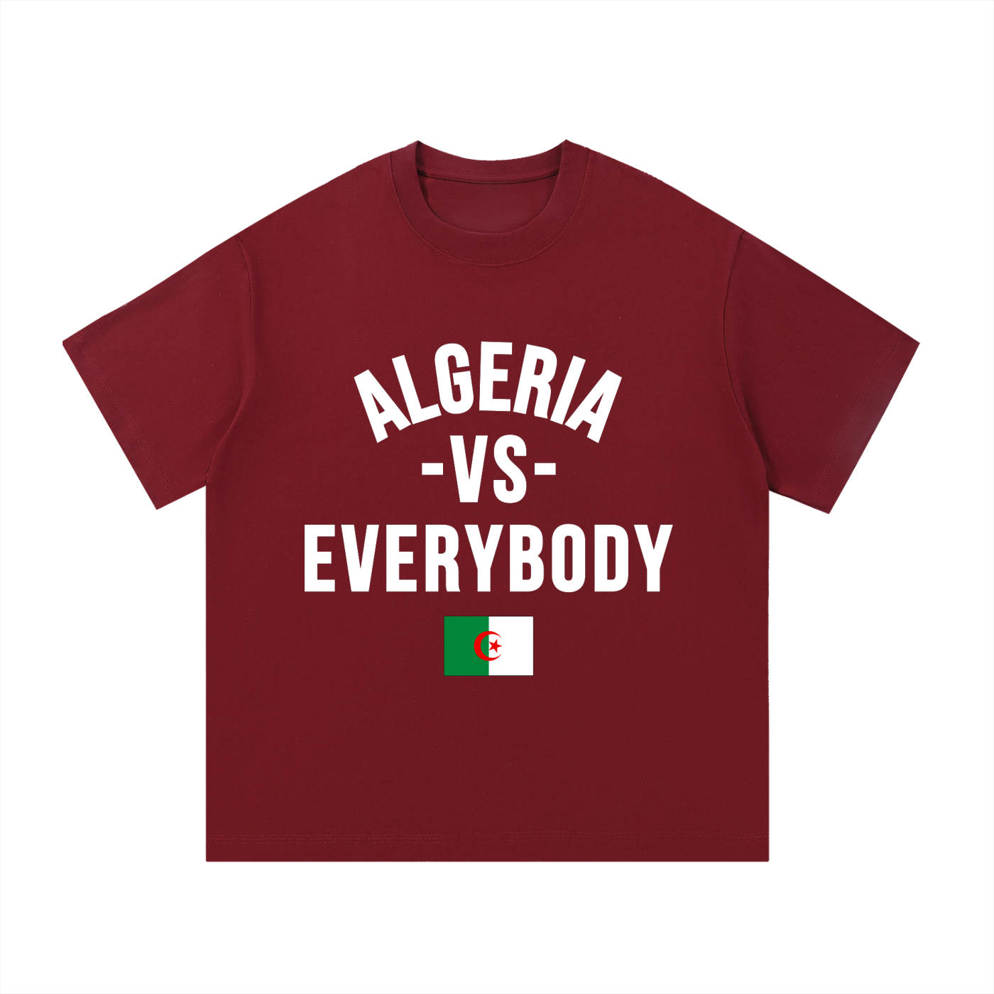 Algeria Vs Everybody Essential Cotton T-Shirt