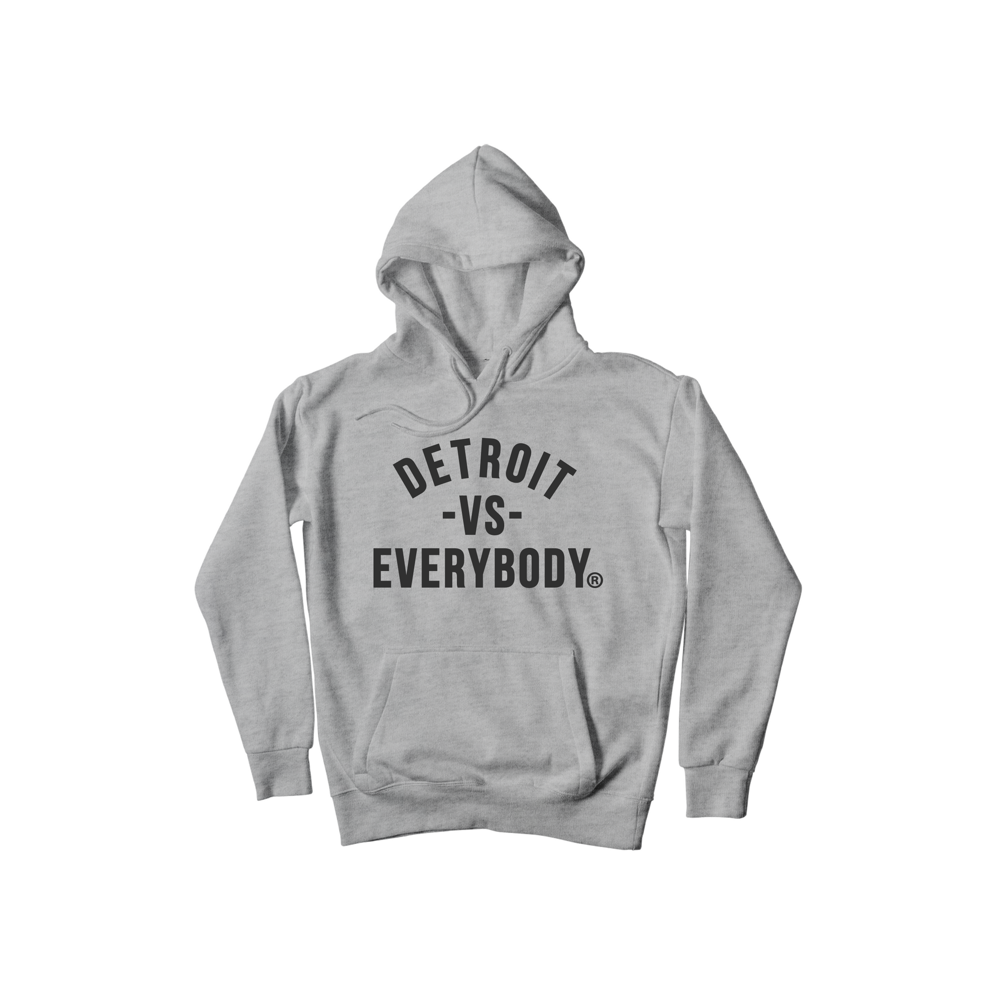 Detroit Vs Everybody Hoodie- Grey/Black image 0