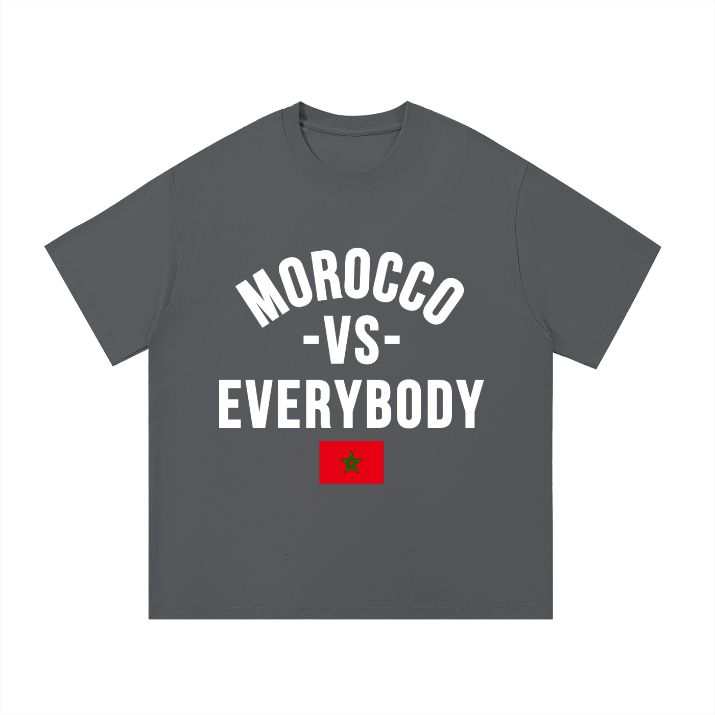 Morocco Vs Everybody Essential Cotton T-Shirt