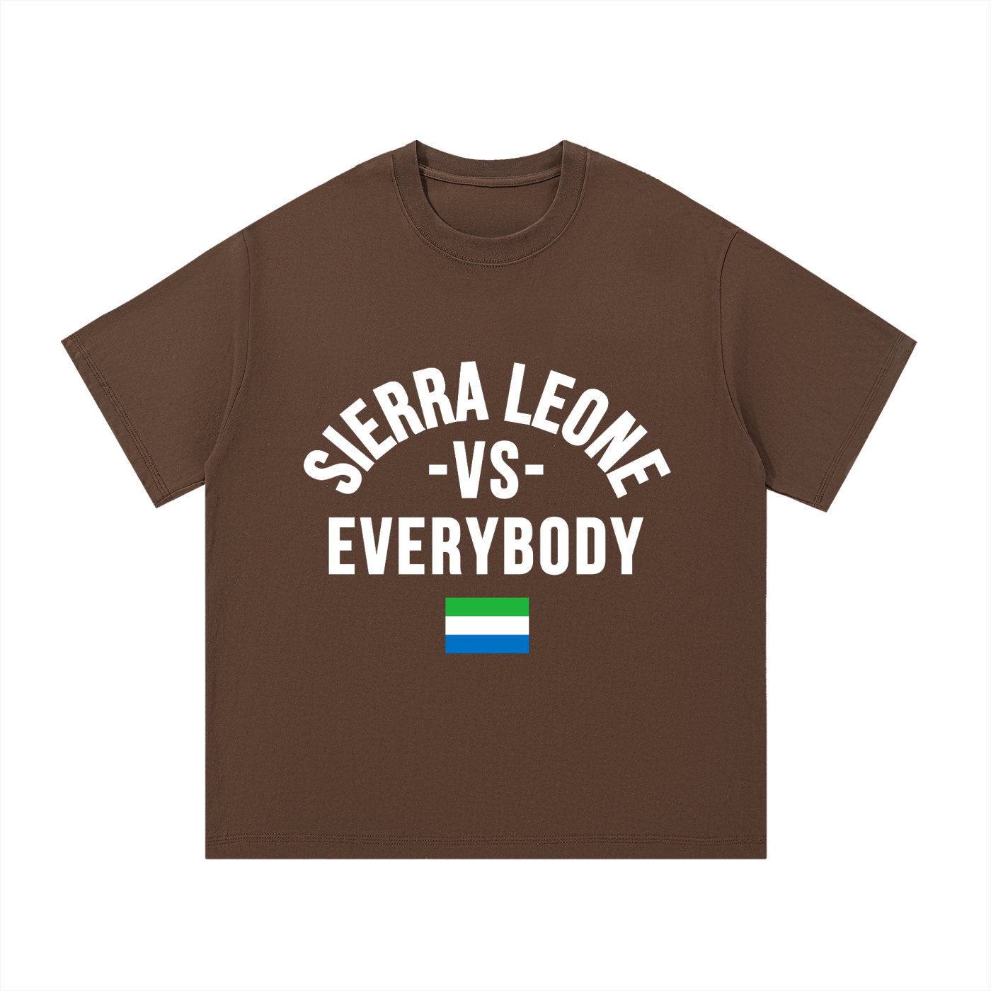 Sierra Leone Vs Everybody Essential Cotton T-Shirt