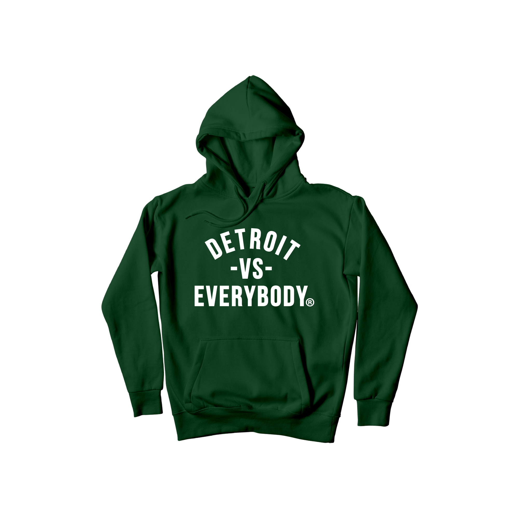 Detroit Vs Everybody Hoodie- Green/White image 0