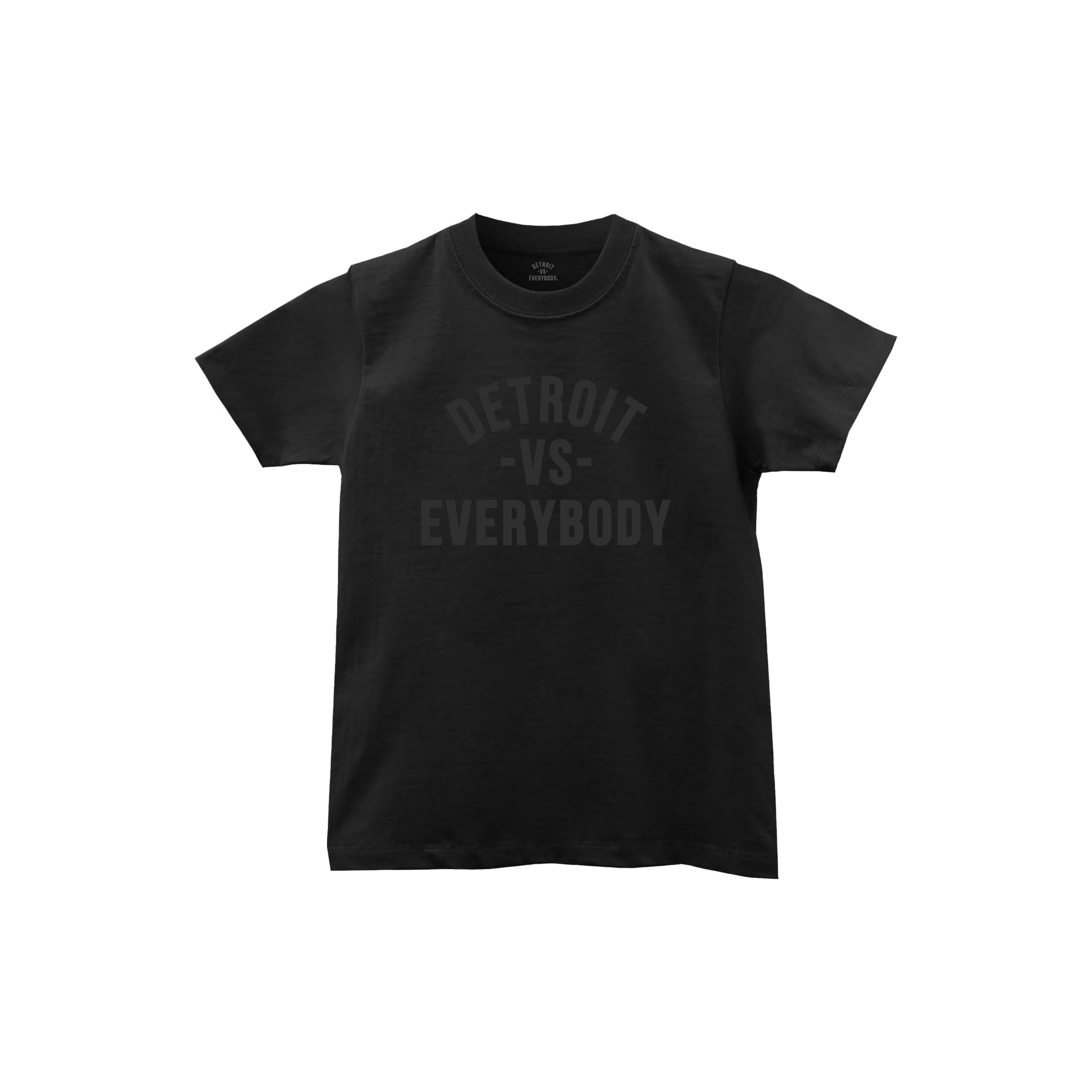 Youth Detroit VS Everybody T-Shirt- Black/Black image 0