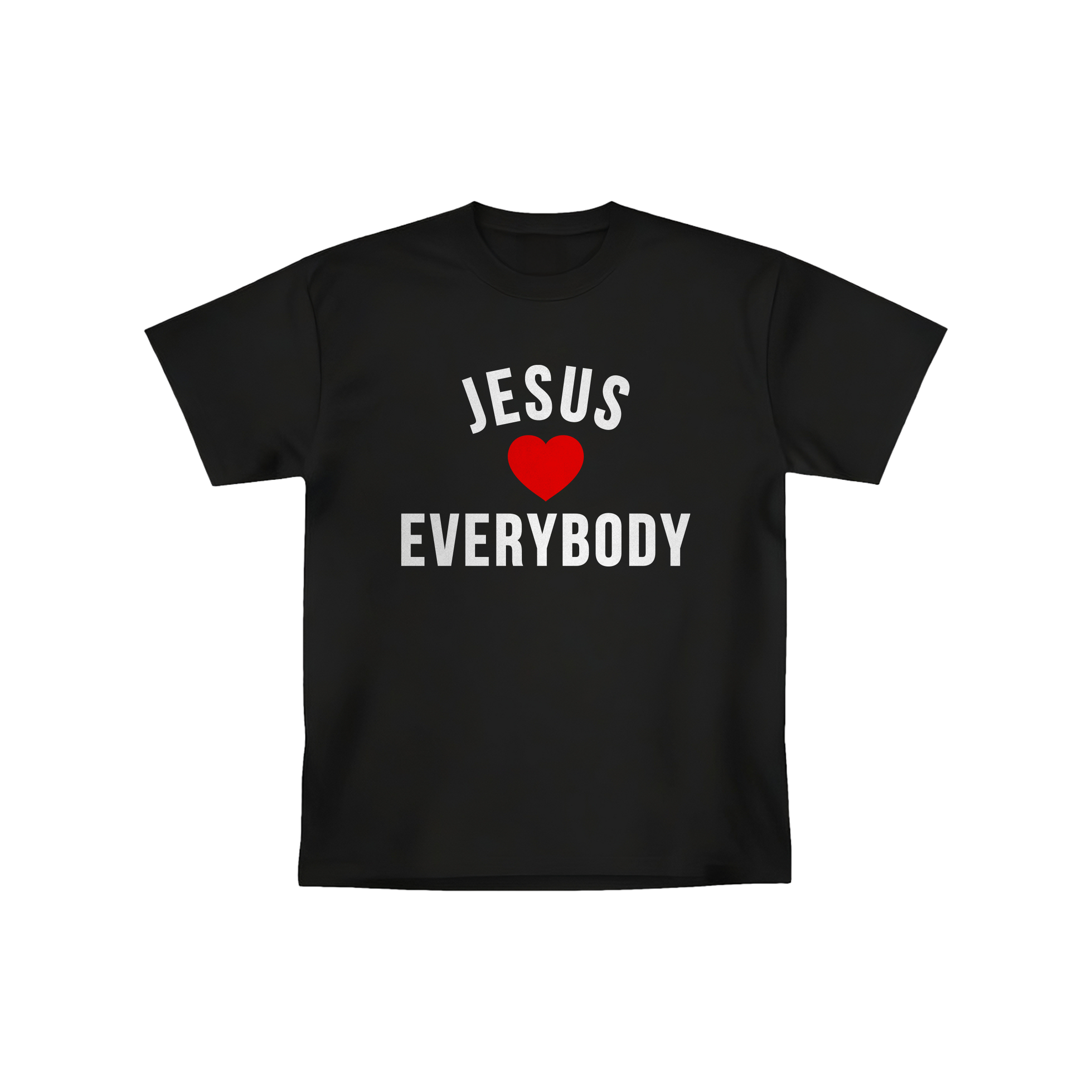 Jesus Loves Everybody Tee Black image 0