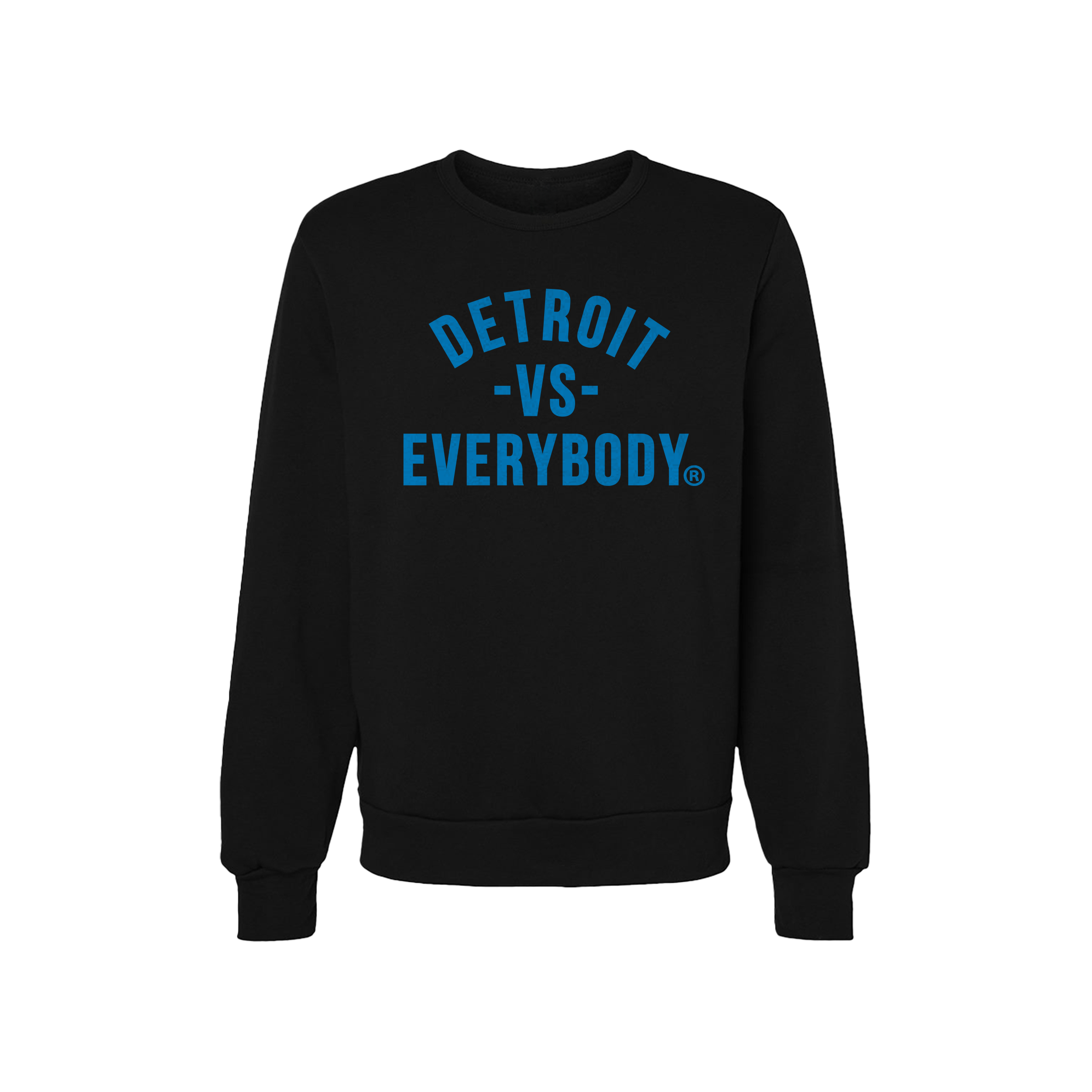 Detroit Vs Everybody Crew Neck- Black/Blue image 0