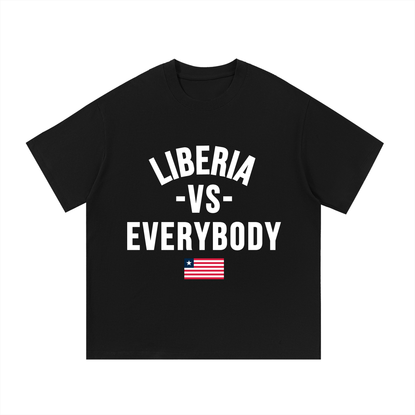 Liberia Vs Everybody Essential Cotton T-Shirt