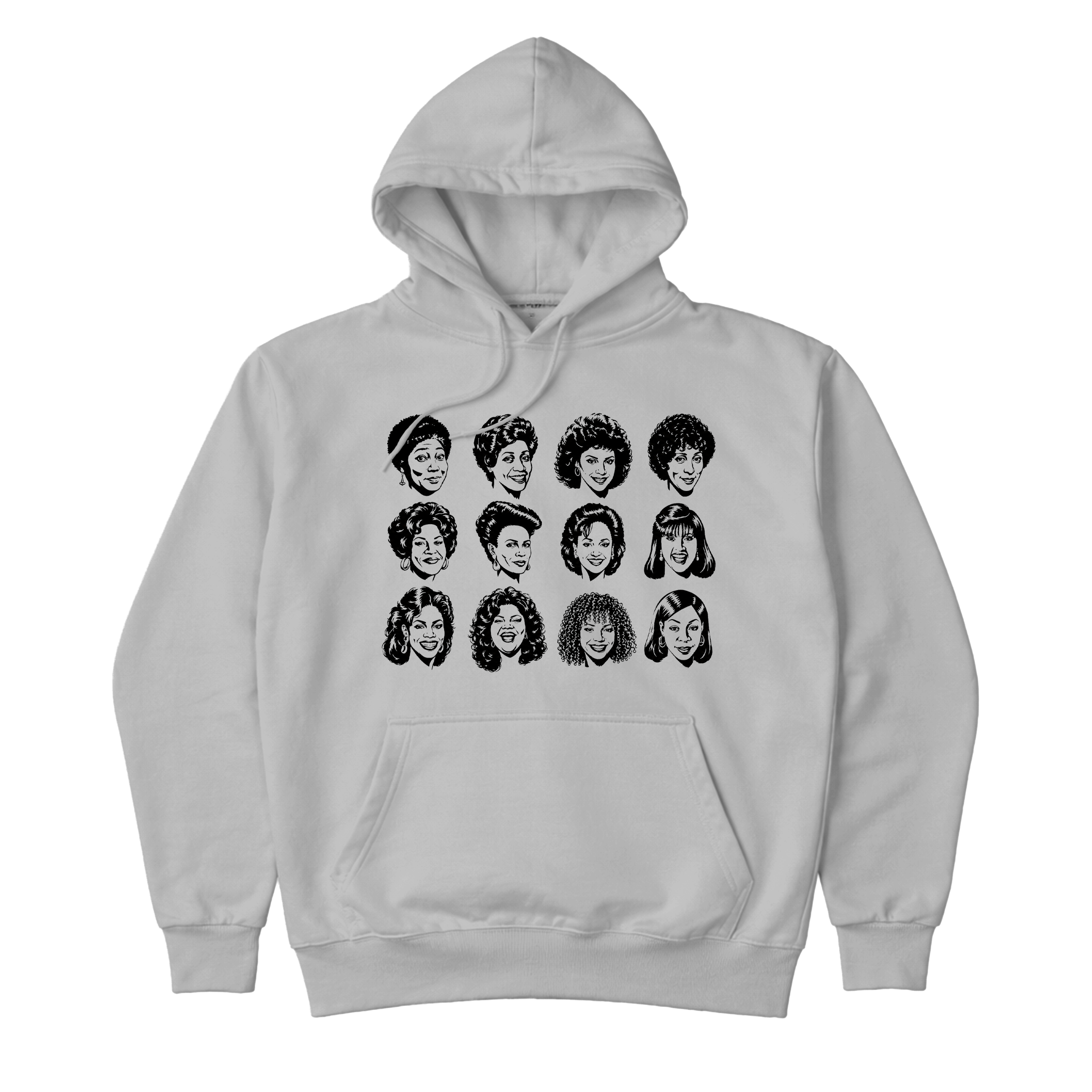 Tv Moms Hoodie - Grey/Black