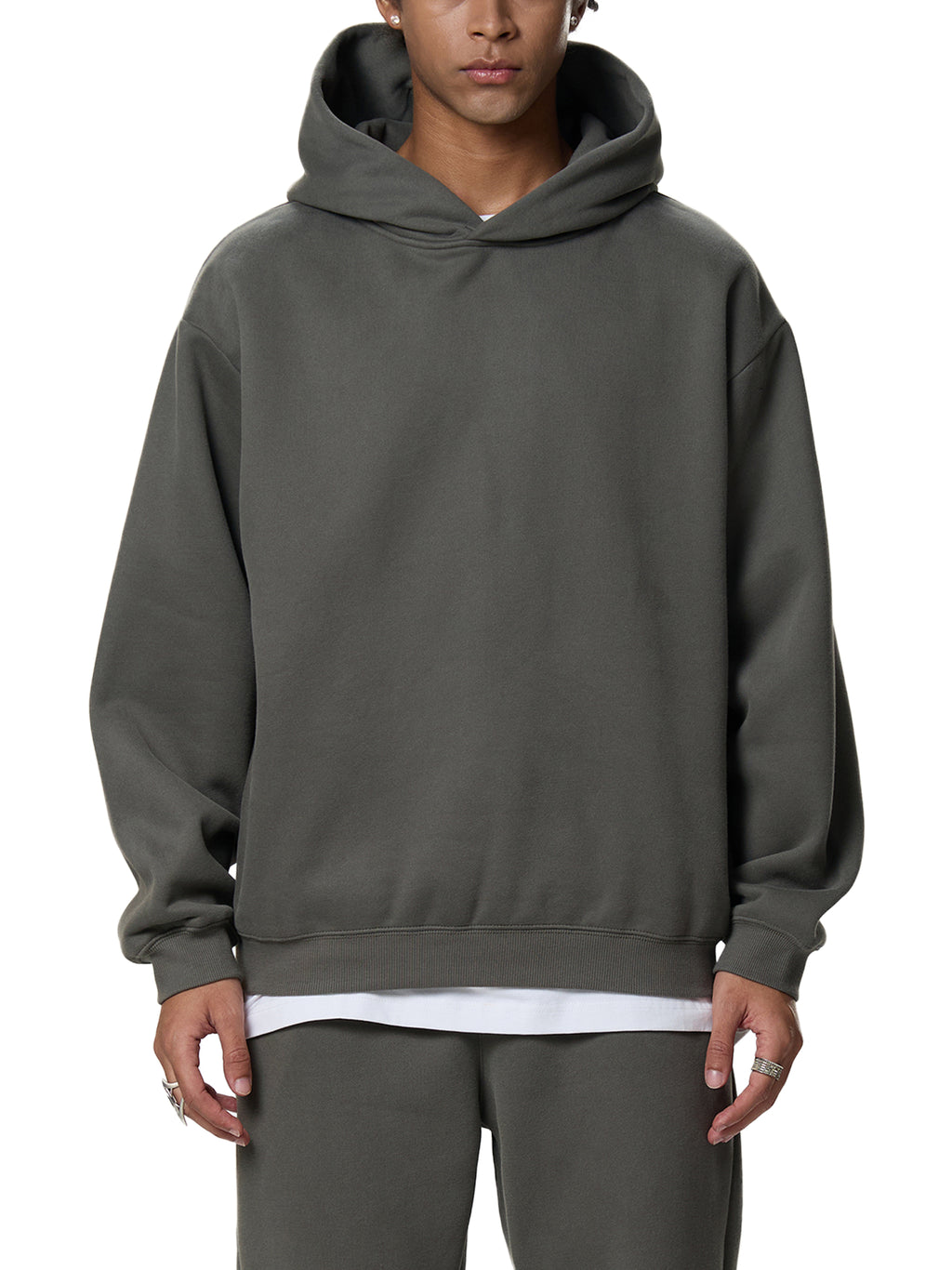 Oak Park Vs Everybody Fleeced Boxy Hoodie