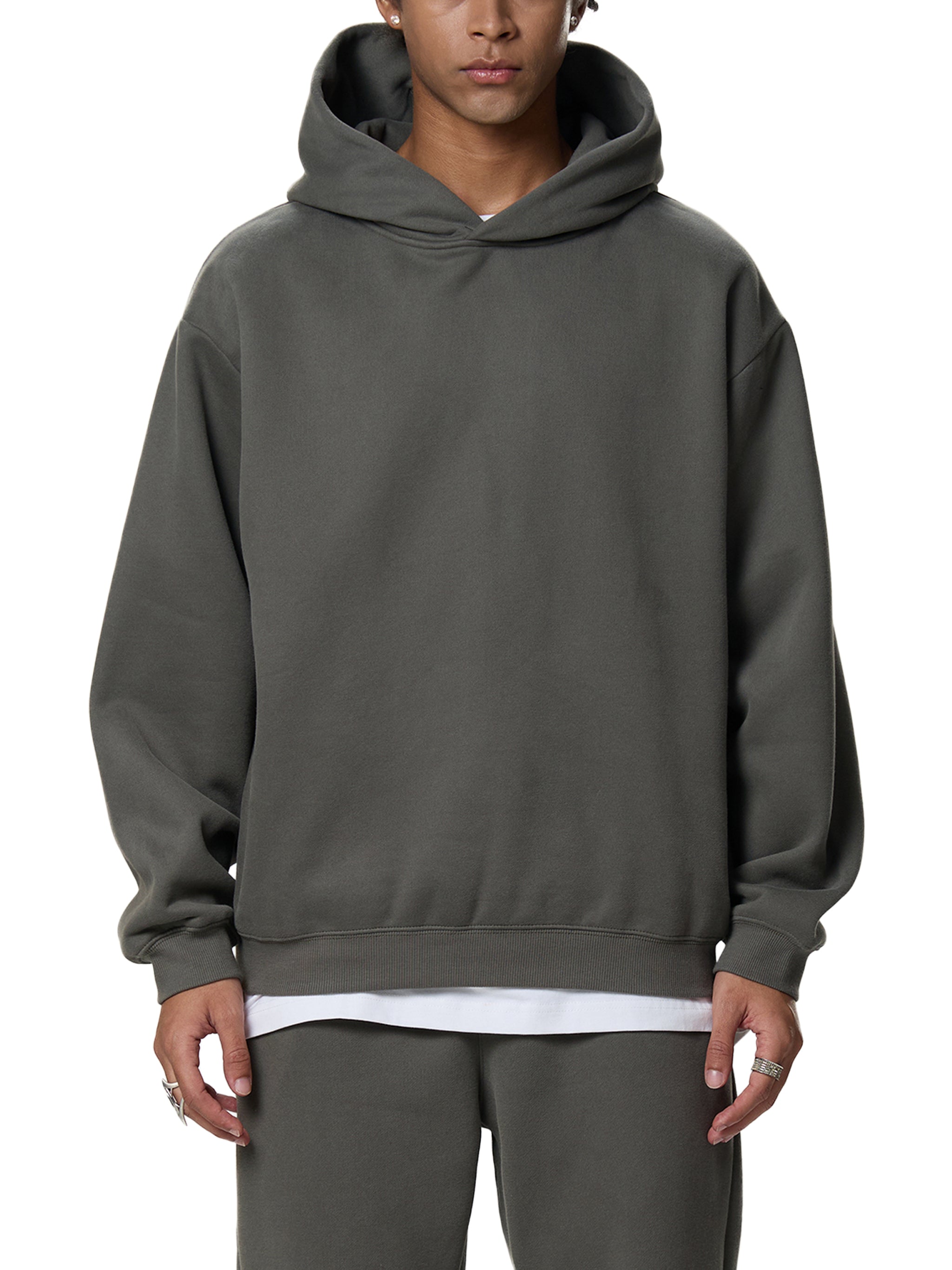 Oak Park Vs Everybody Fleeced Boxy Hoodie