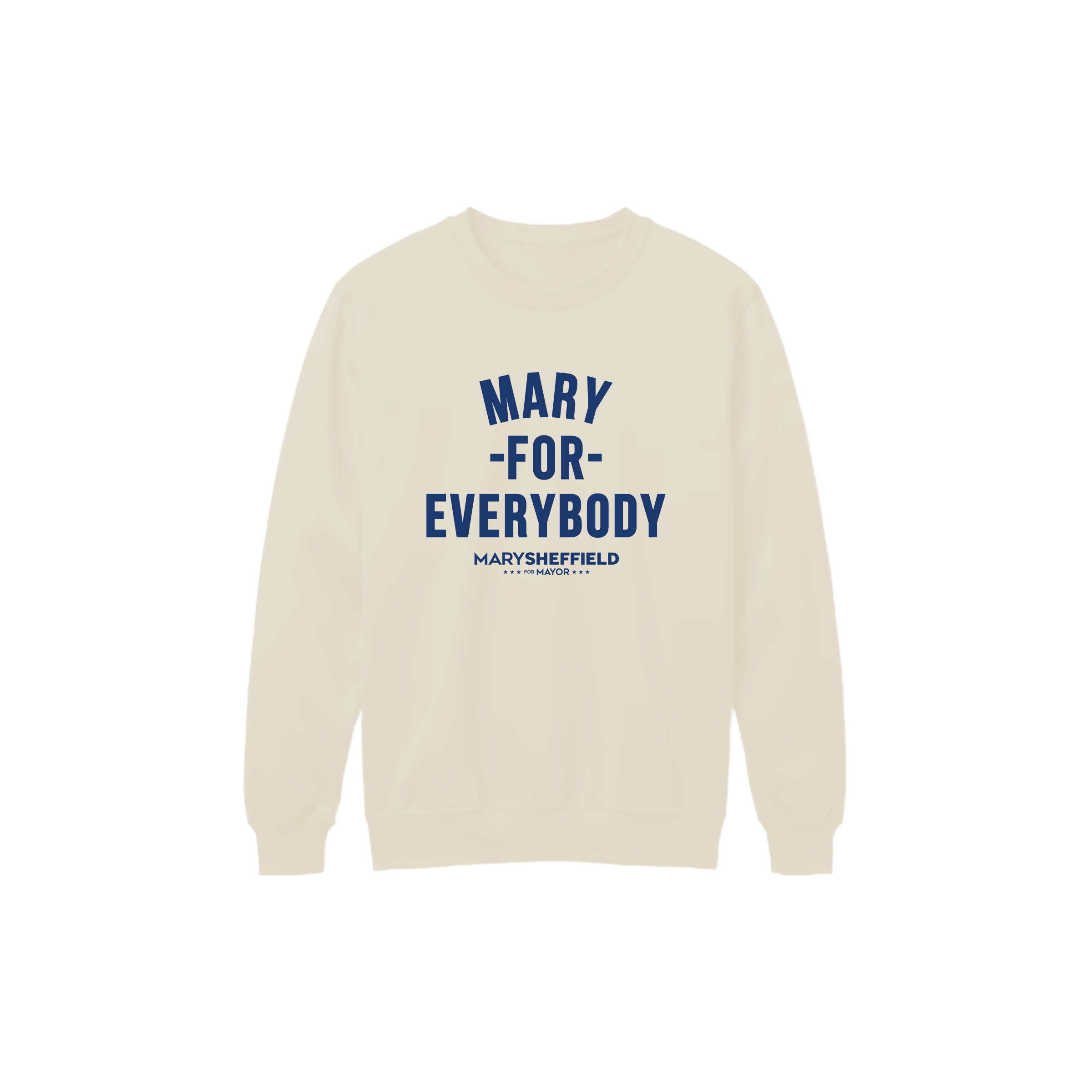 Mary For Everybody Crew - Tan/Navy
