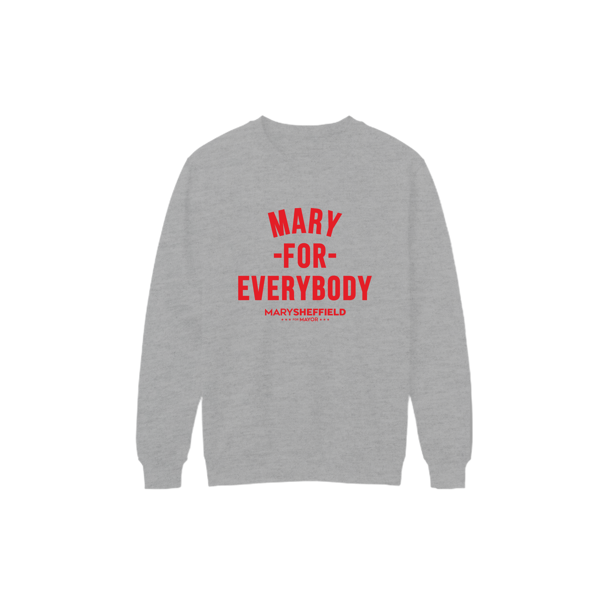 Mary For Everybody Crew - Grey/Red