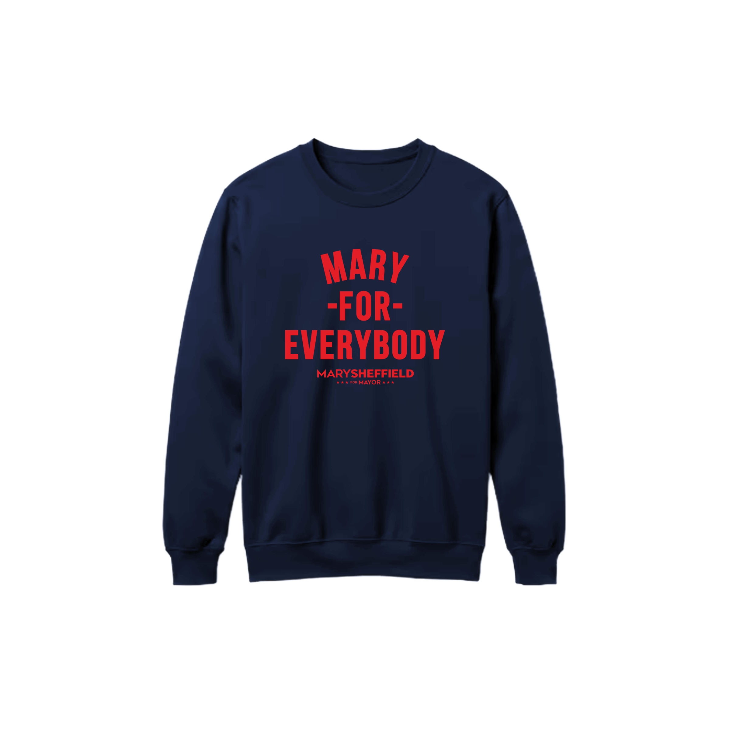 Mary For Everybody Crew - Navy/Red