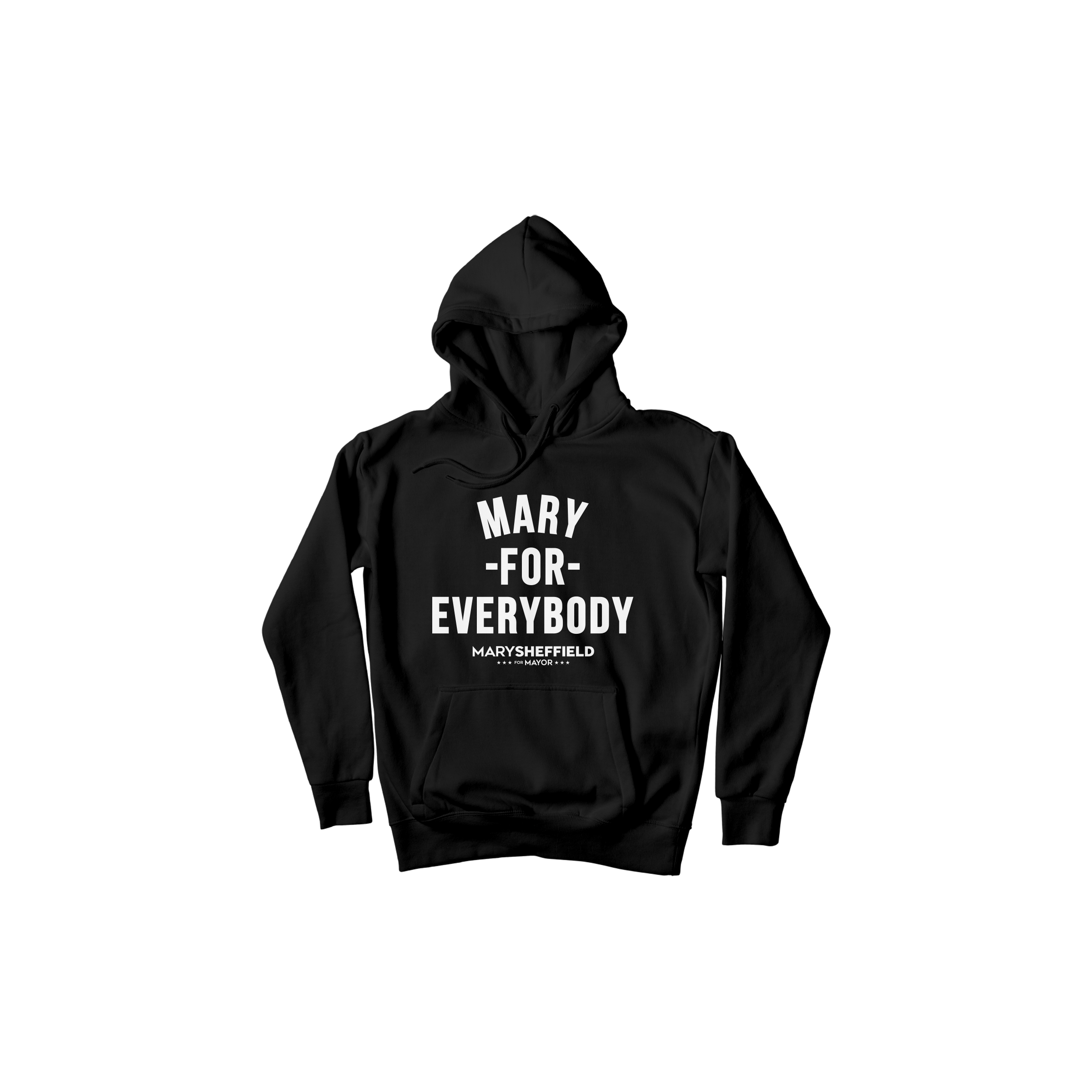 Mary For Everybody Hoodie - Black/White