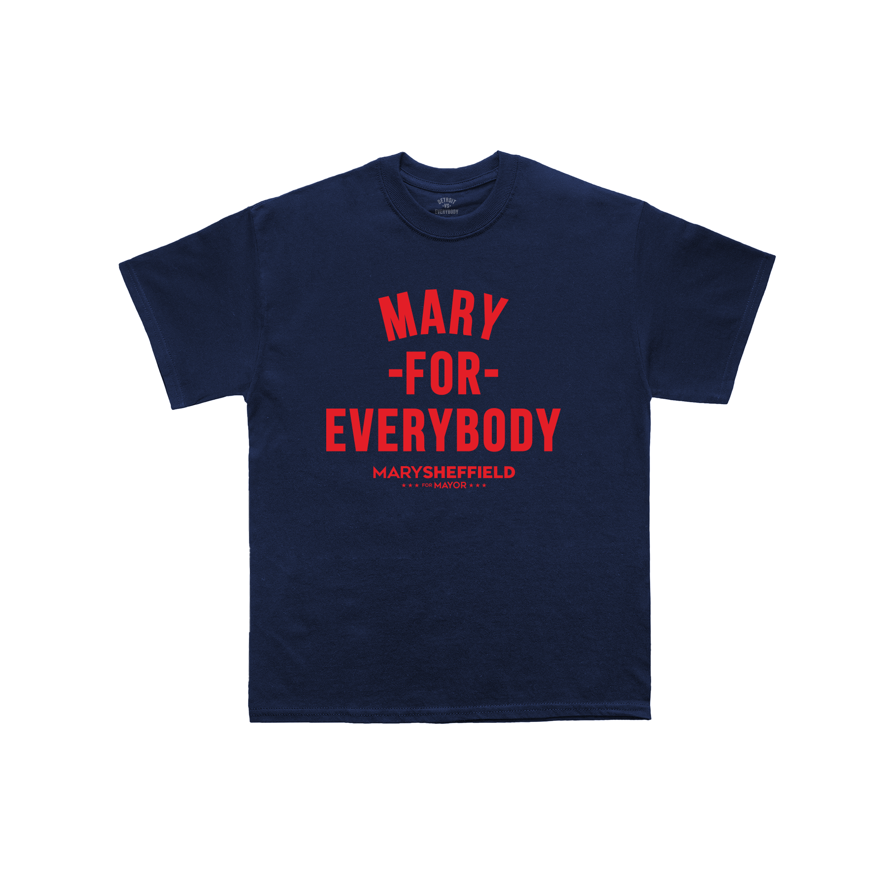 Mary For Everybody T-Shirt - Navy/Red