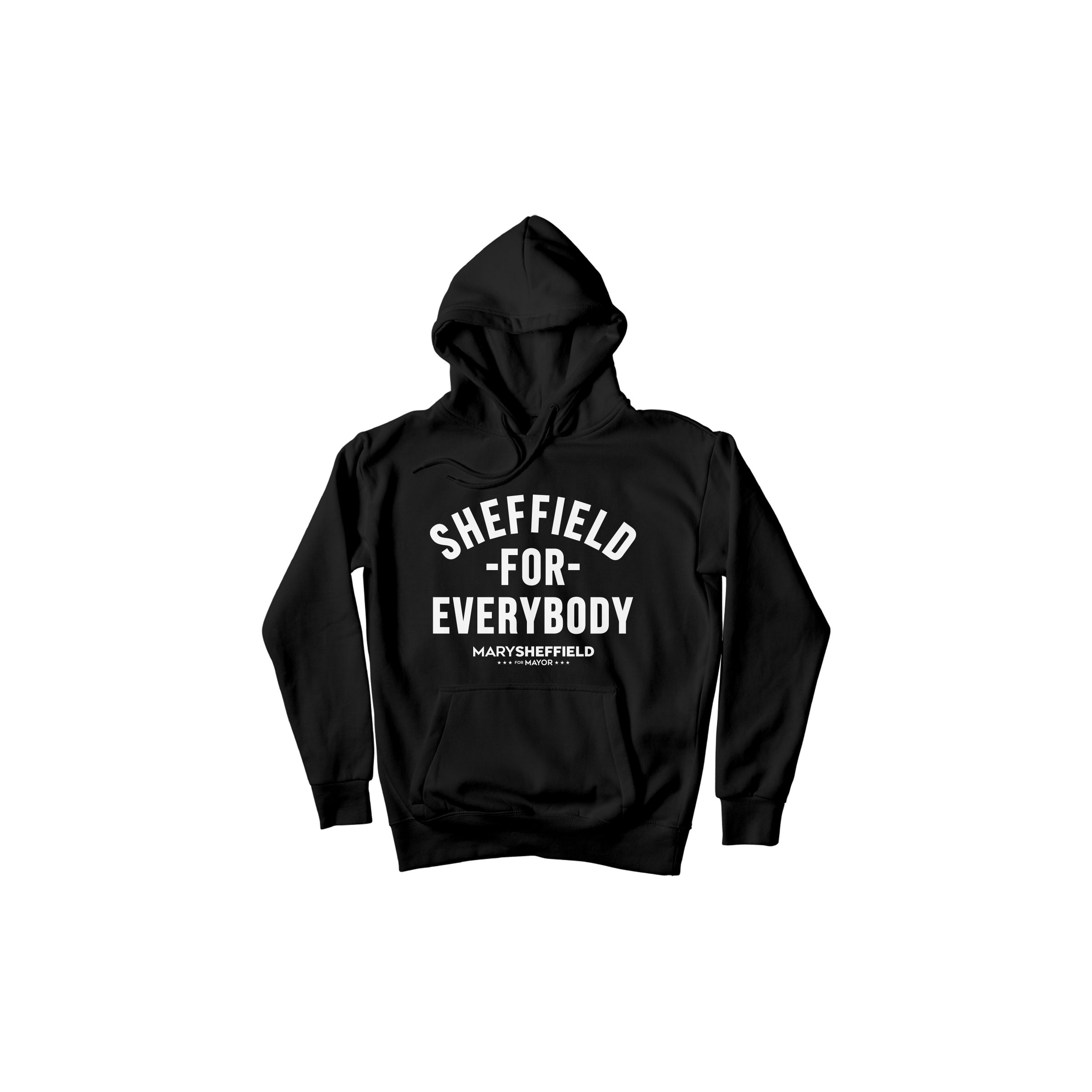 Sheffield For Everybody Hoodie - Black/White