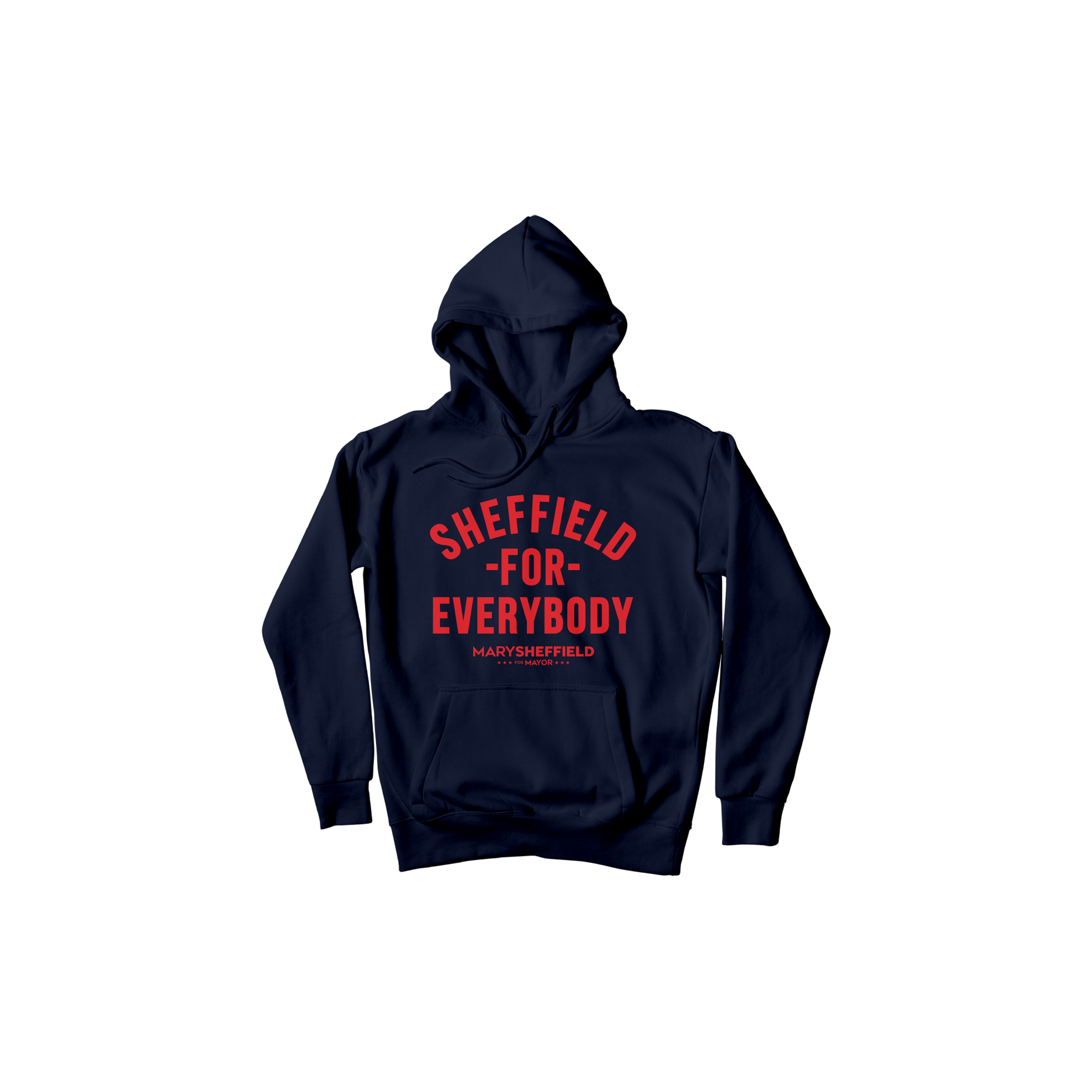 Sheffield For Everybody Hoodie - Navy/Red