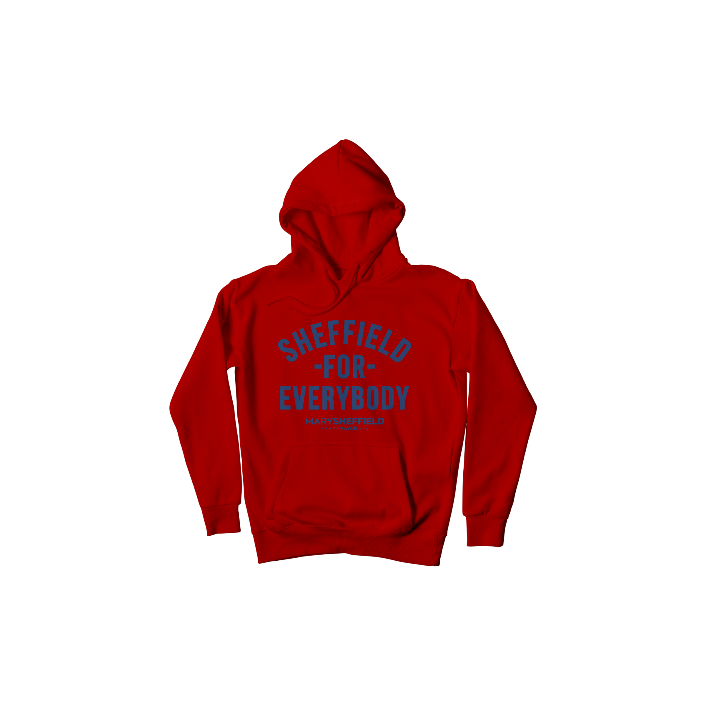 Sheffield For Everybody Hoodie - Red/Navy