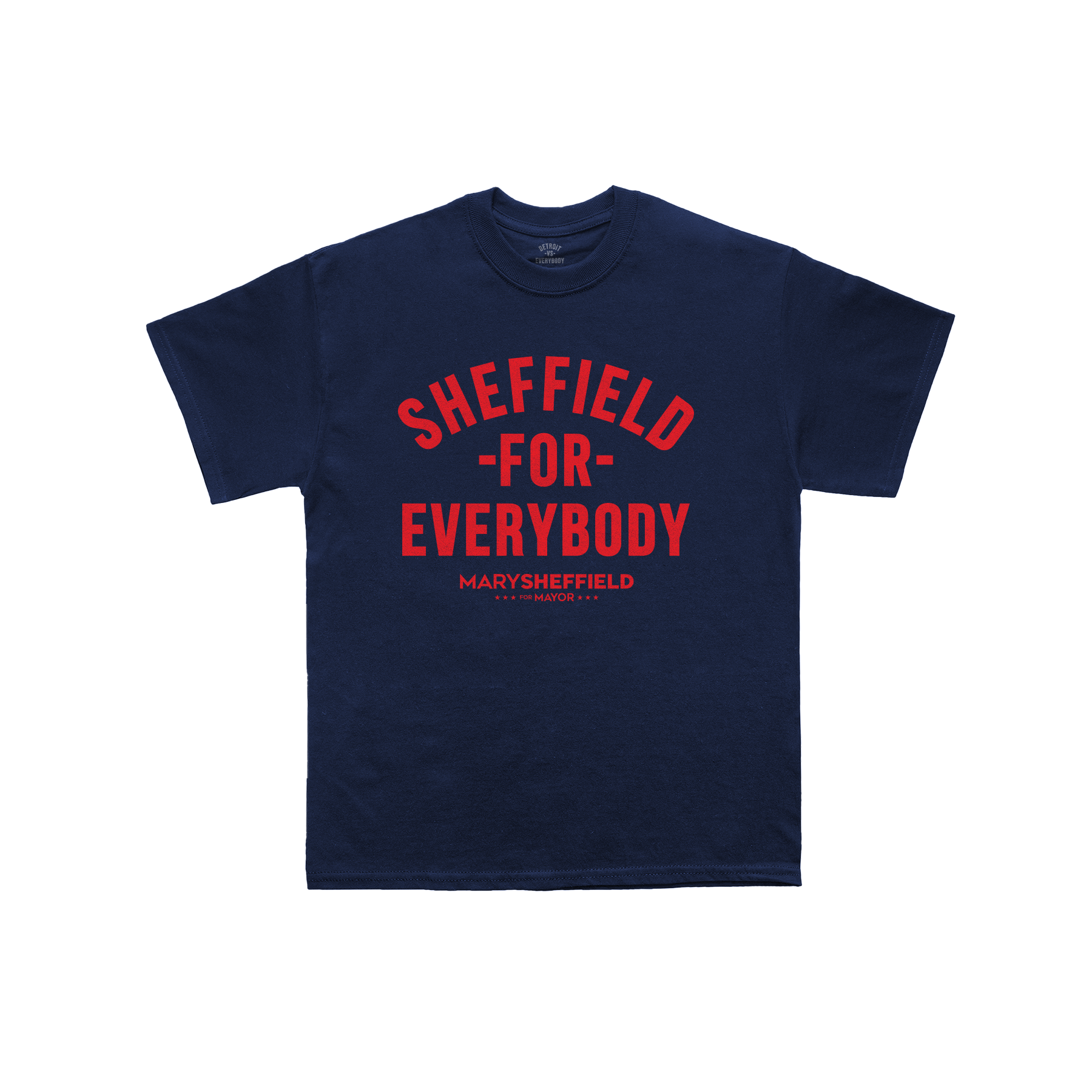 Sheffield For Everybody T-Shirt - Navy/Red