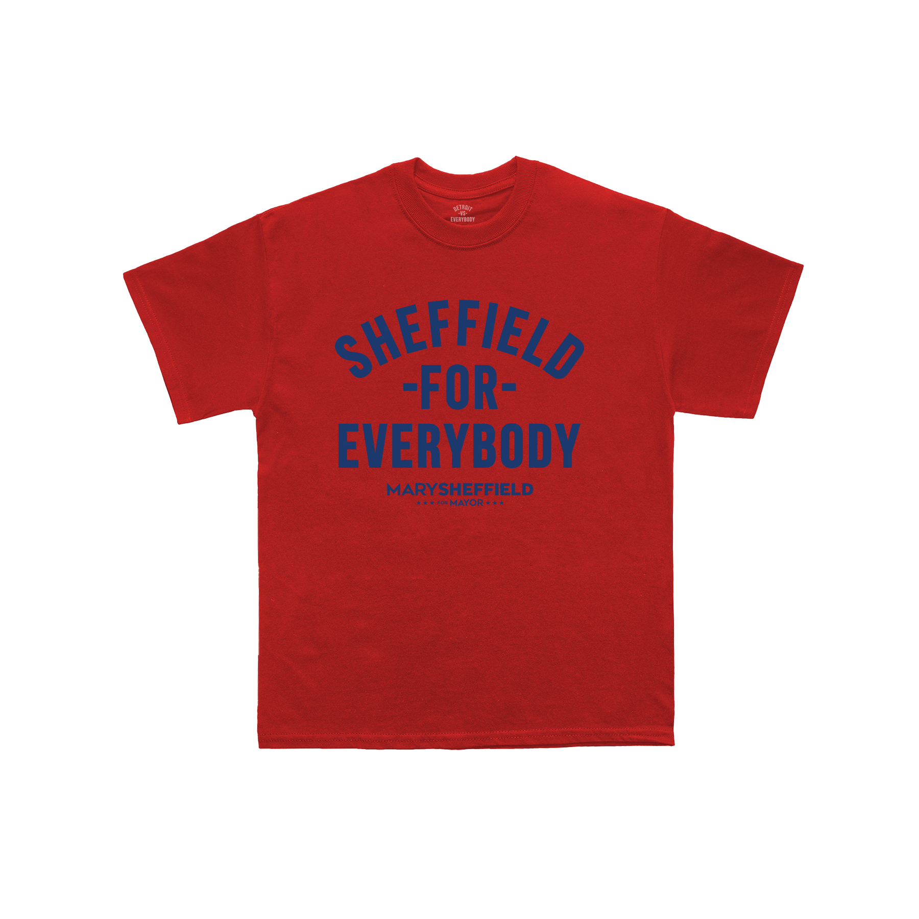 Sheffield For Everybody T-Shirt - Red/Navy