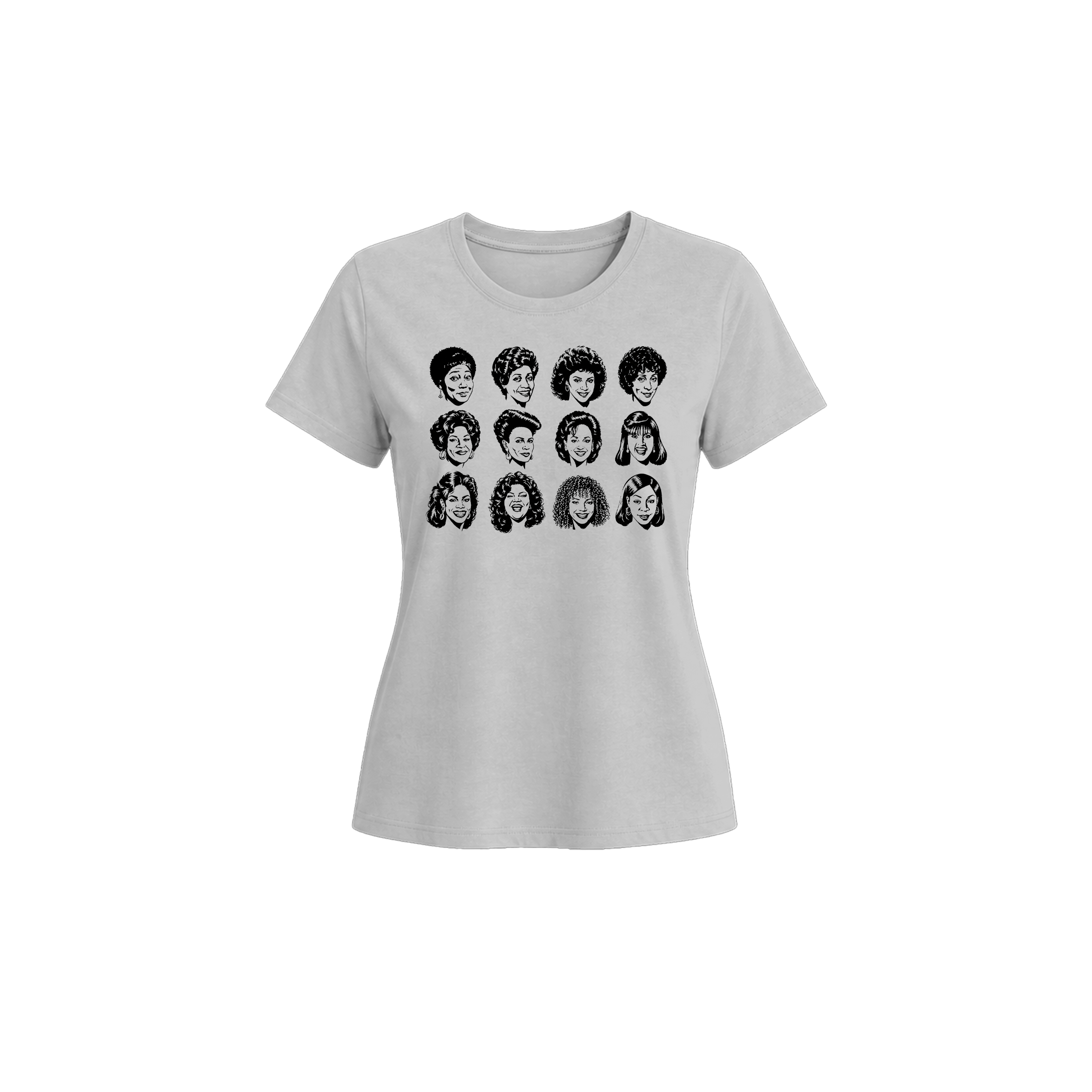 TV Moms Women's Tee - Grey/Black
