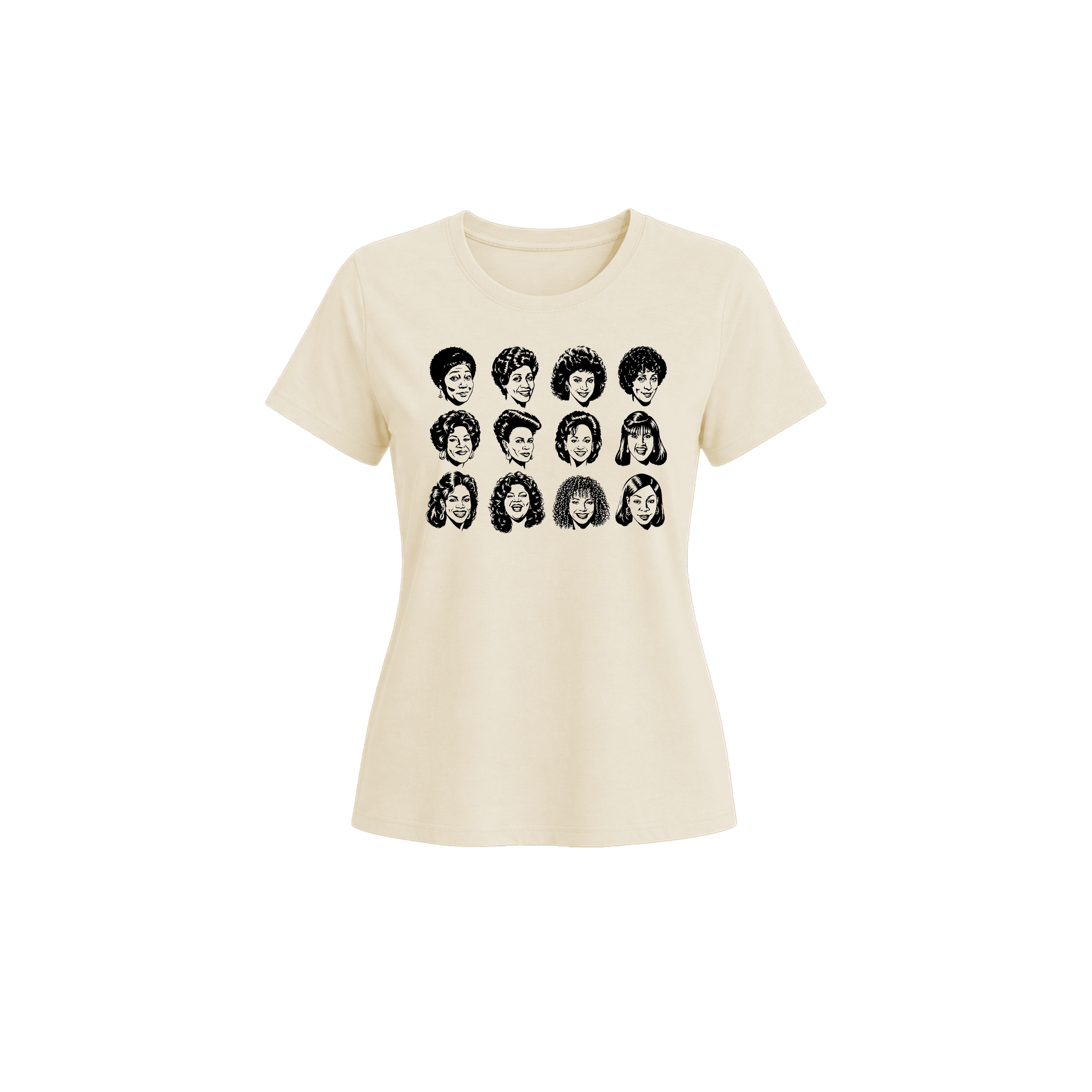 TV Moms Women's Tee - Tan/Black
